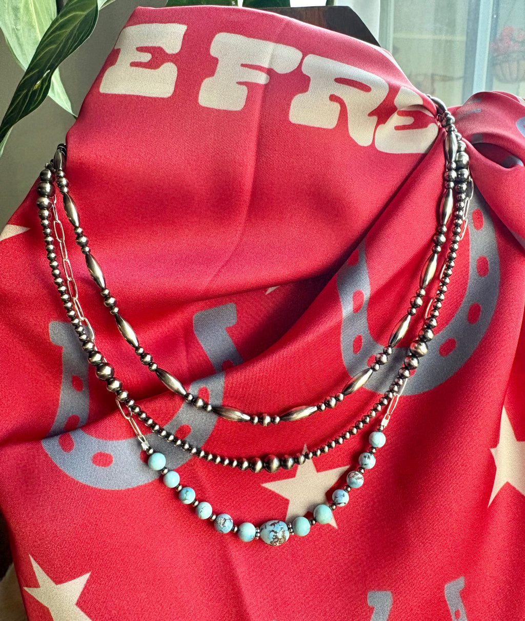 Golden Hills Stacker Paperclip Chain Necklace