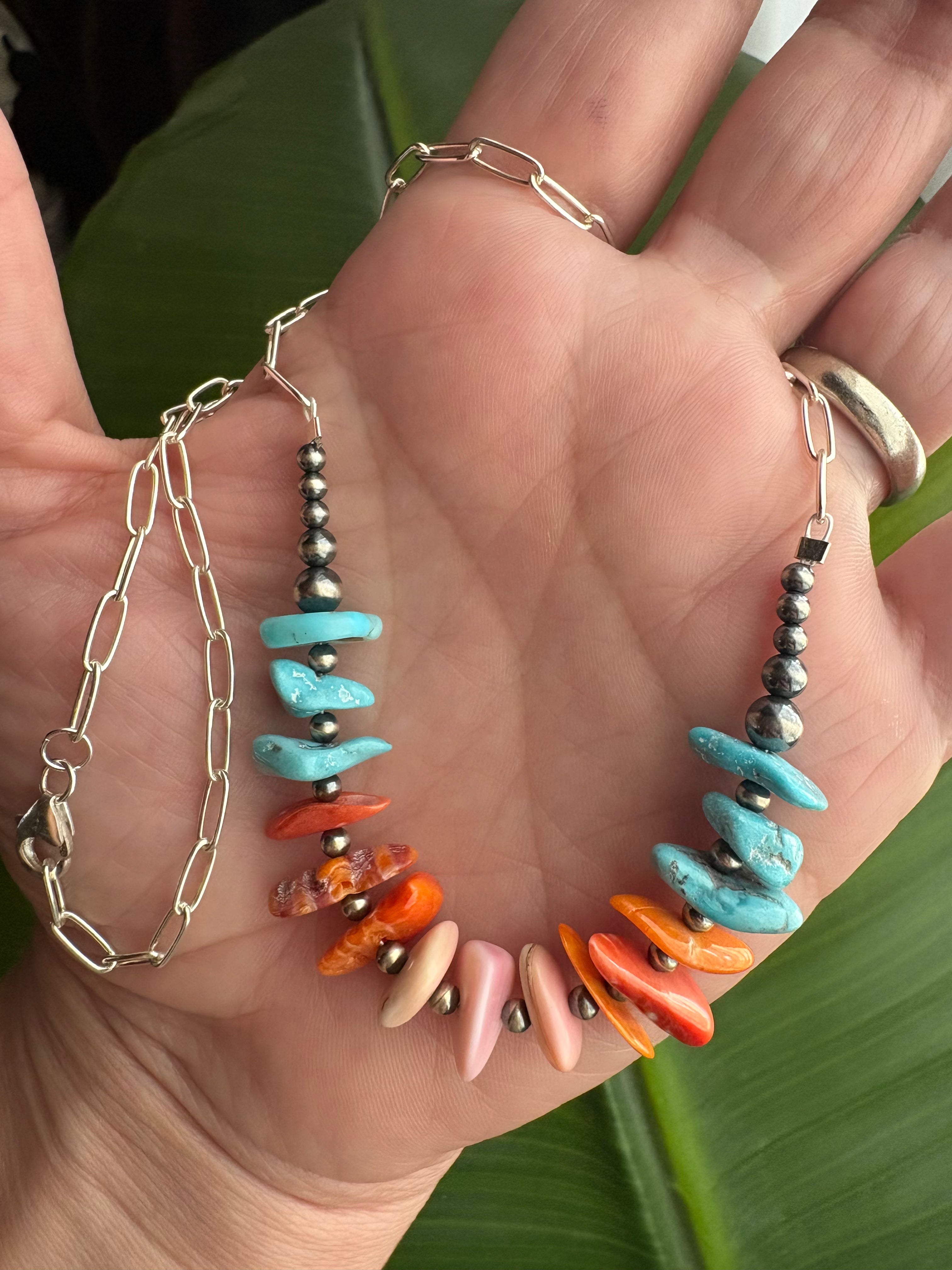 Summer Trio Chain Necklace