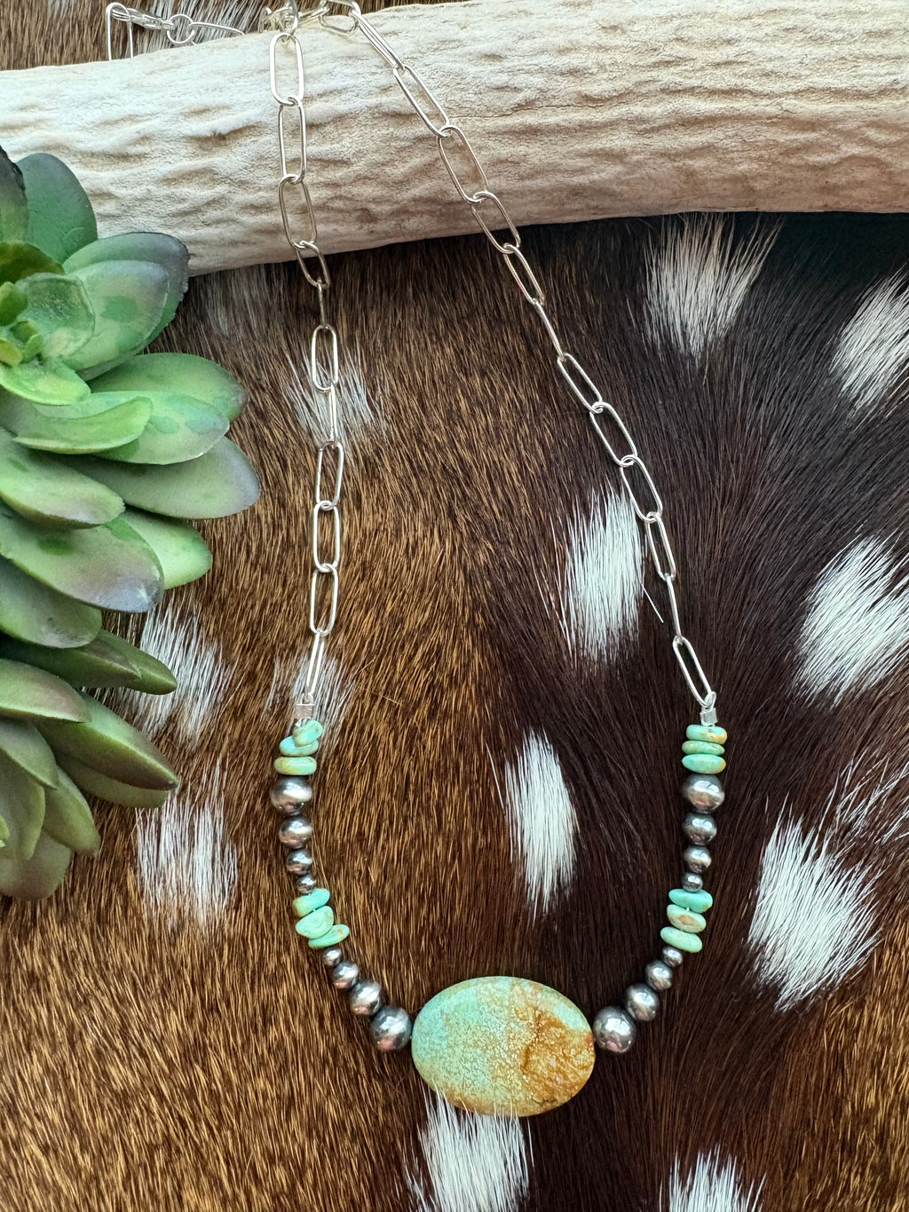 Mine 8(green matrix) Necklace