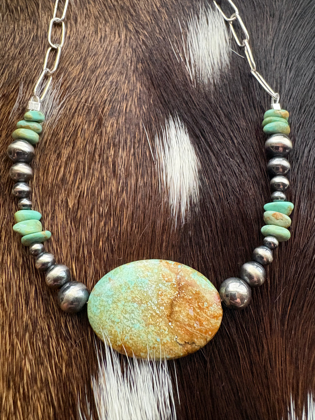Mine 8(green matrix) Necklace