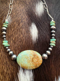 Mine 8(green matrix) Necklace