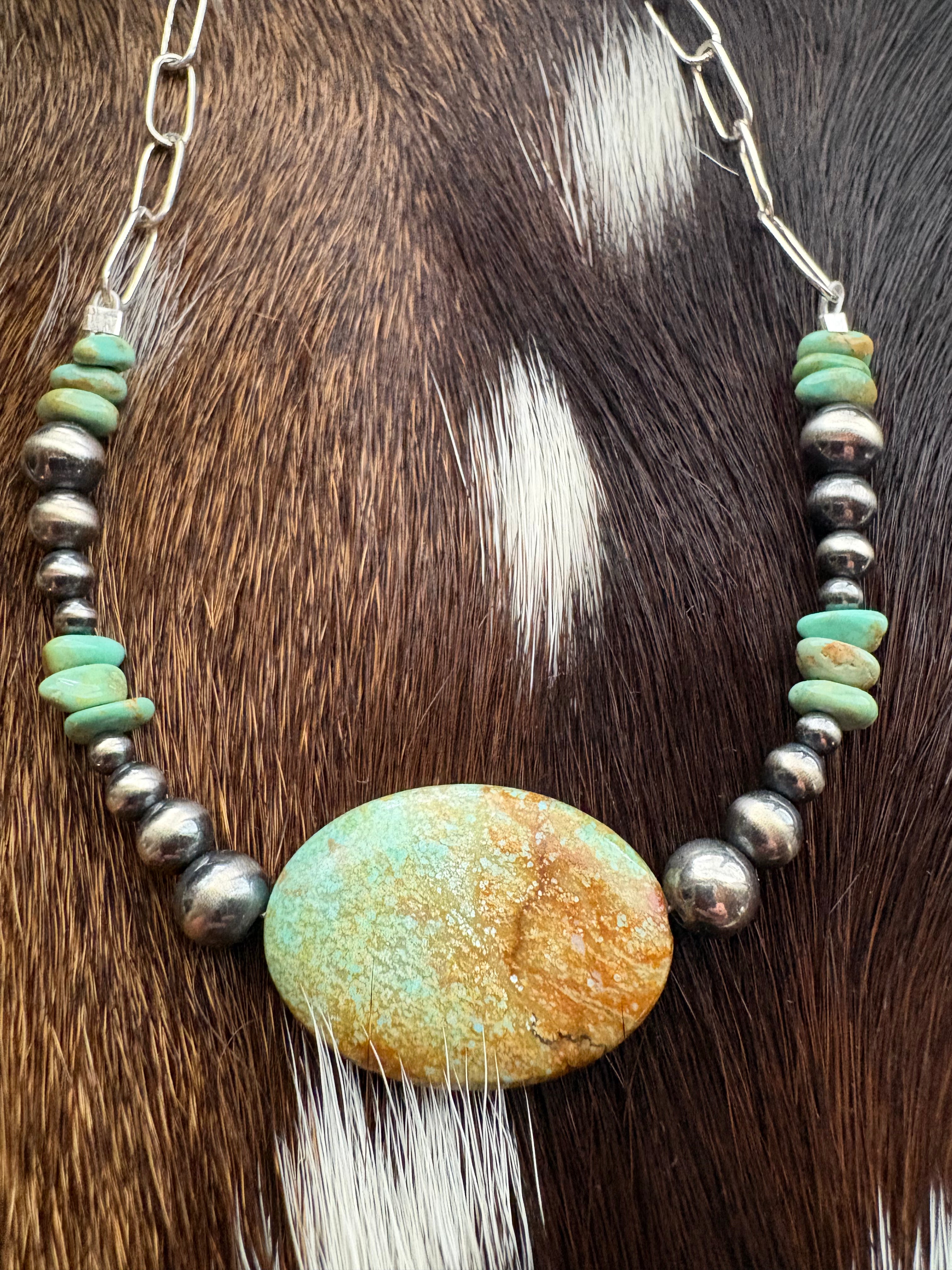 Mine 8(green matrix) Necklace