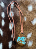 Kingman Cuero Grande Necklace