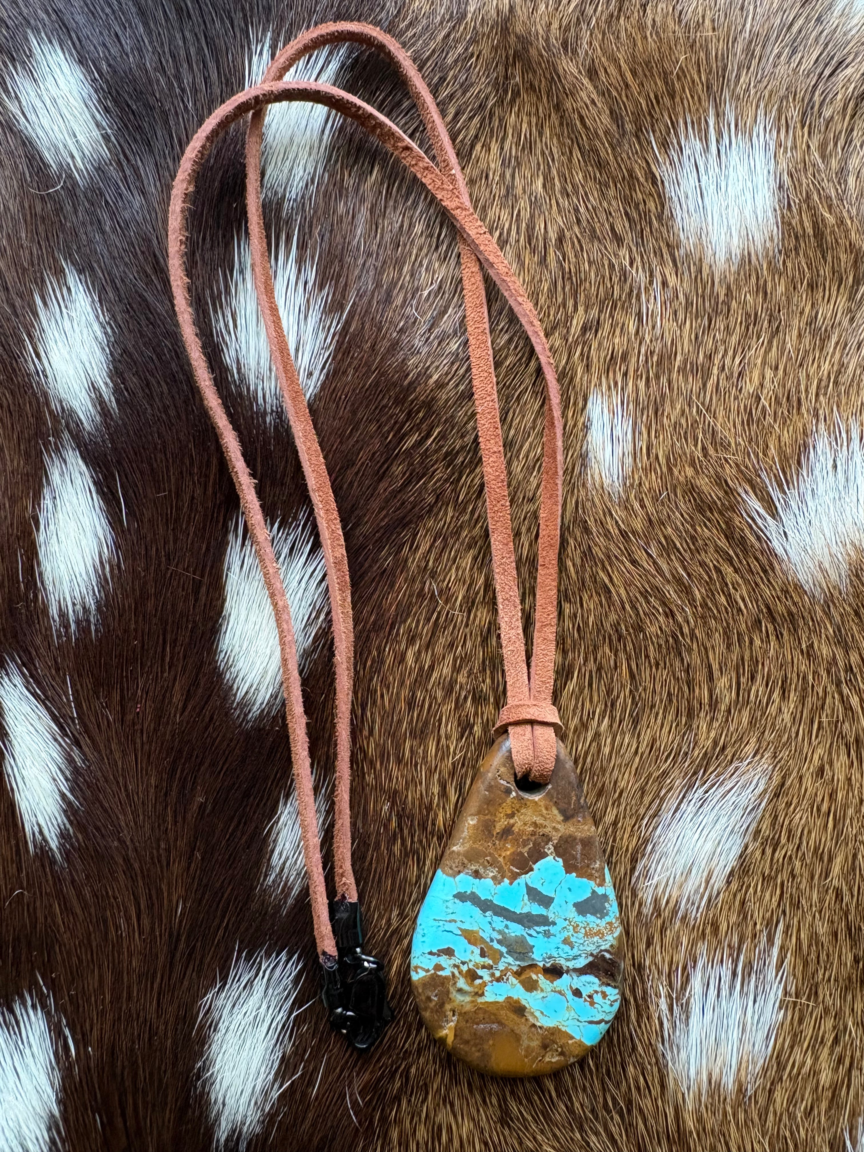 Kingman Cuero Grande Necklace