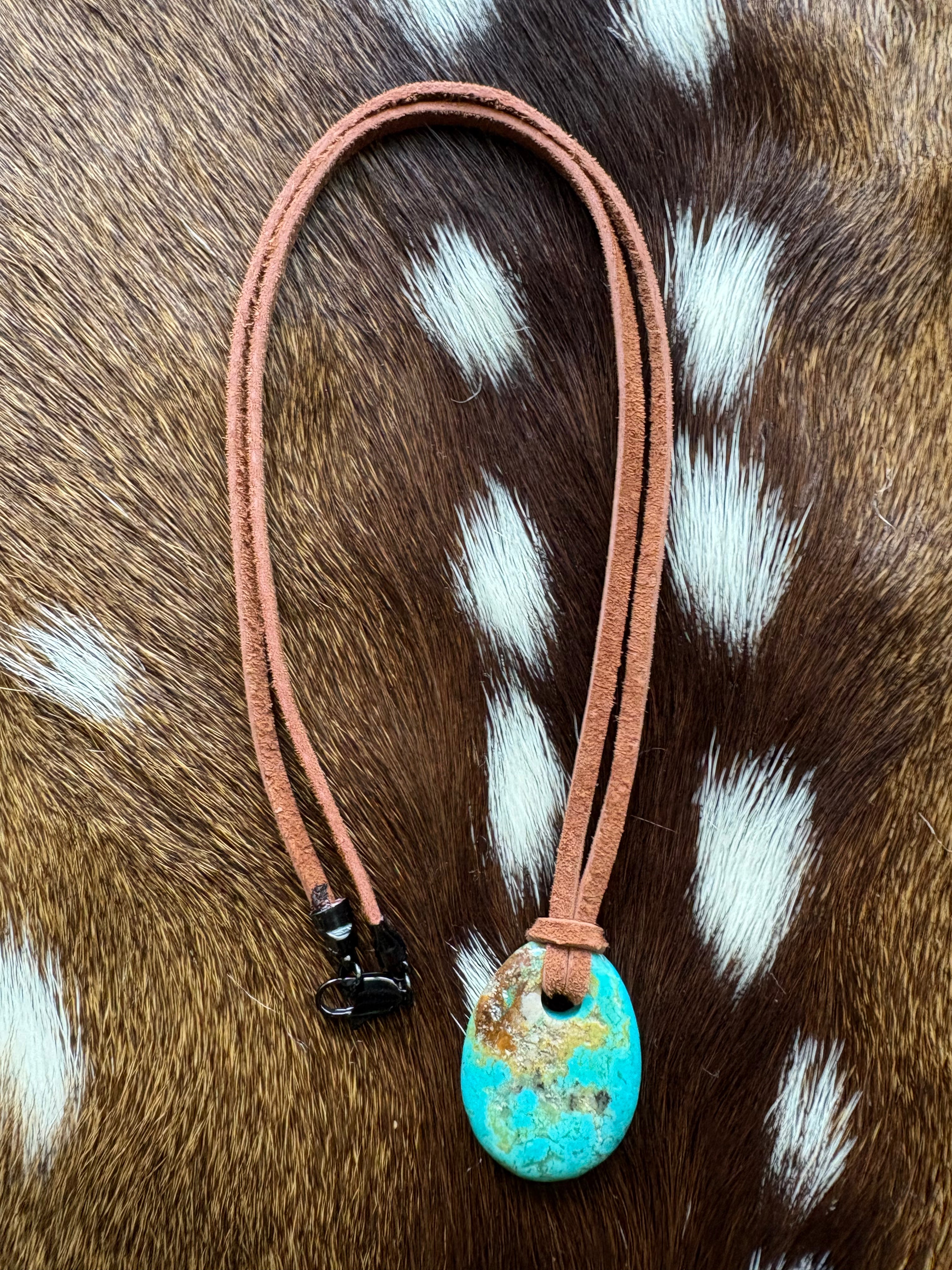 Kingman Cuero Necklace