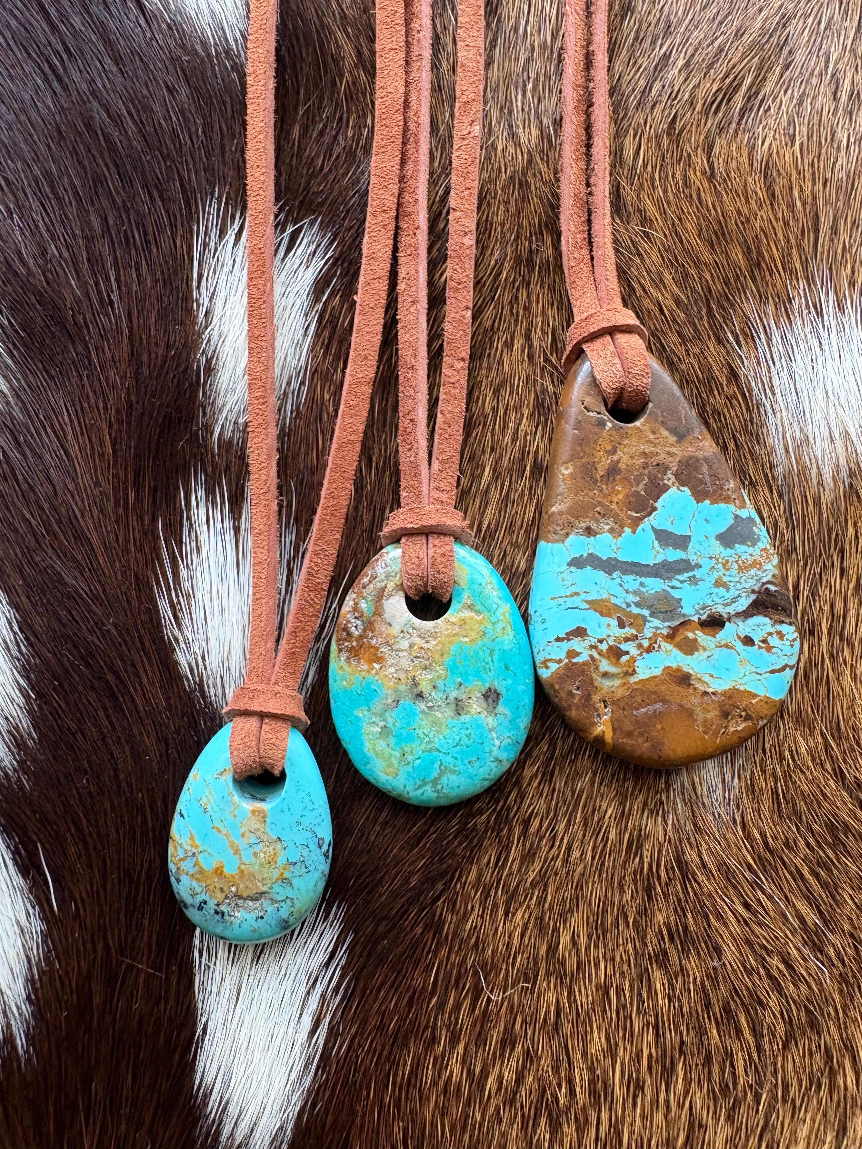 Kingman Cuero Grande Necklace
