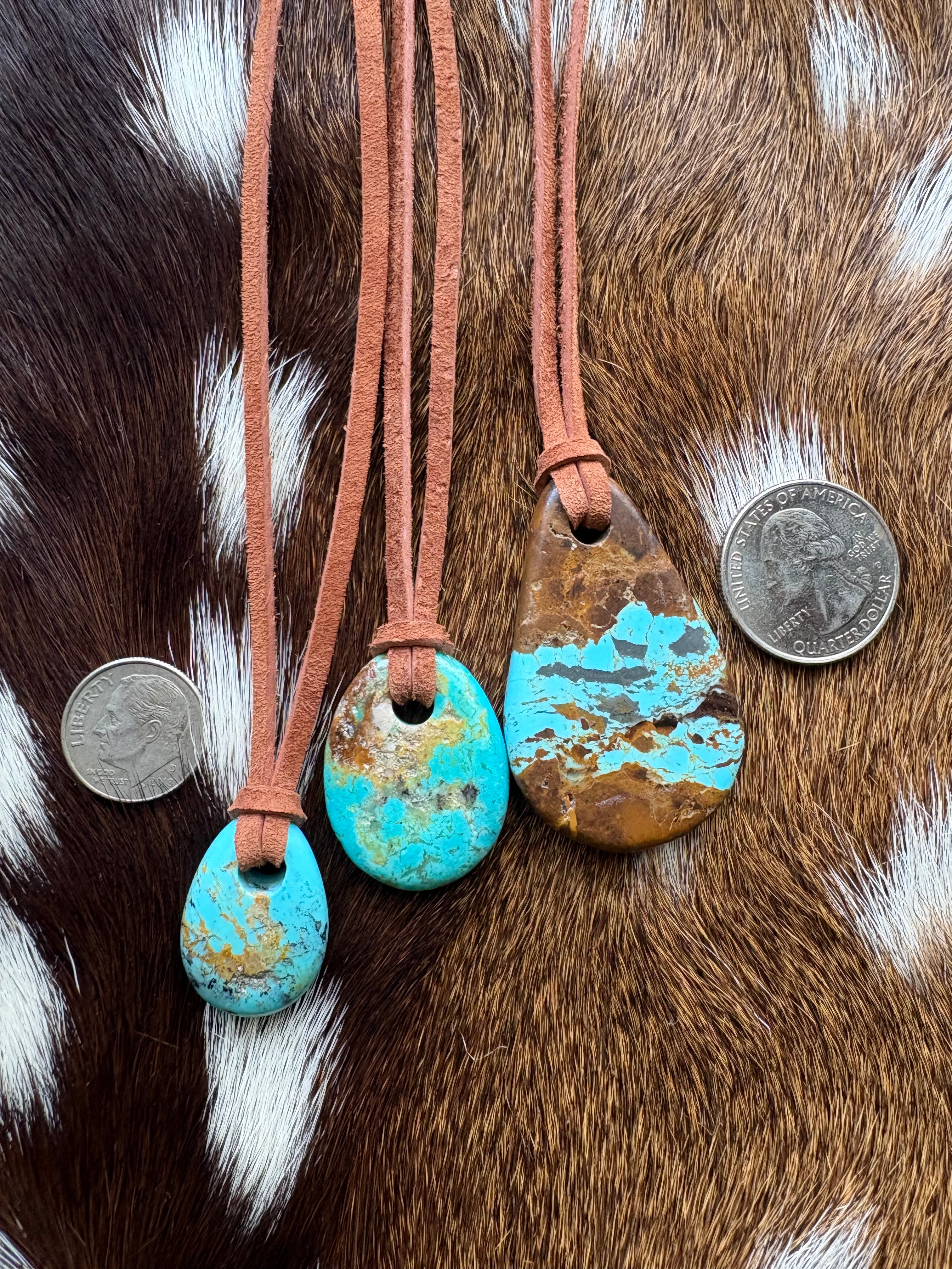Kingman Cuero Grande Necklace