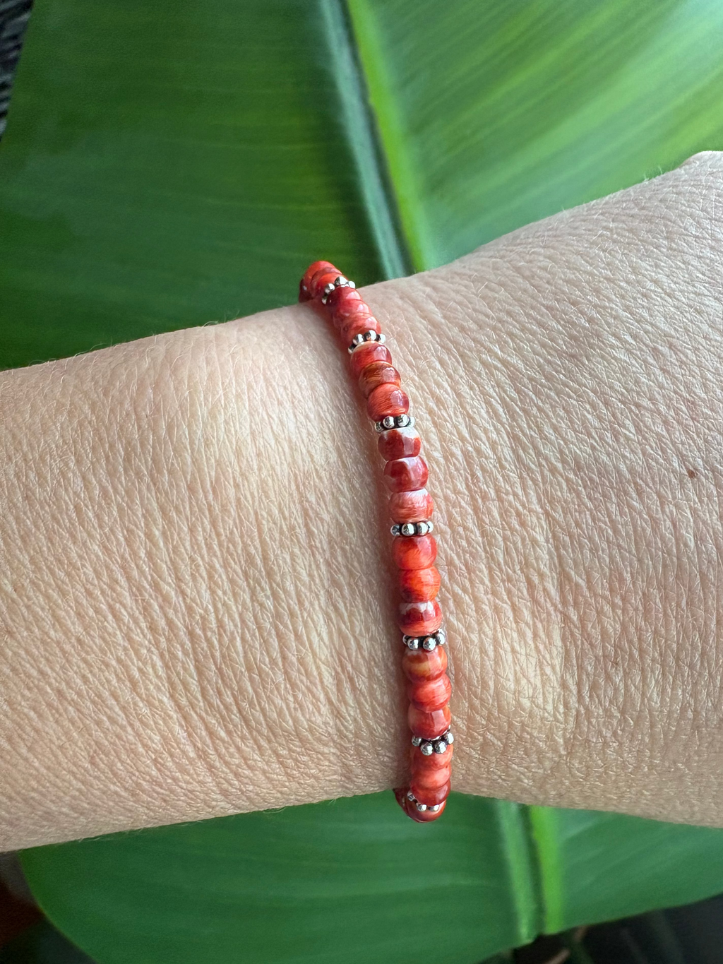 Dainty Red Spiny Prissy Bracelet