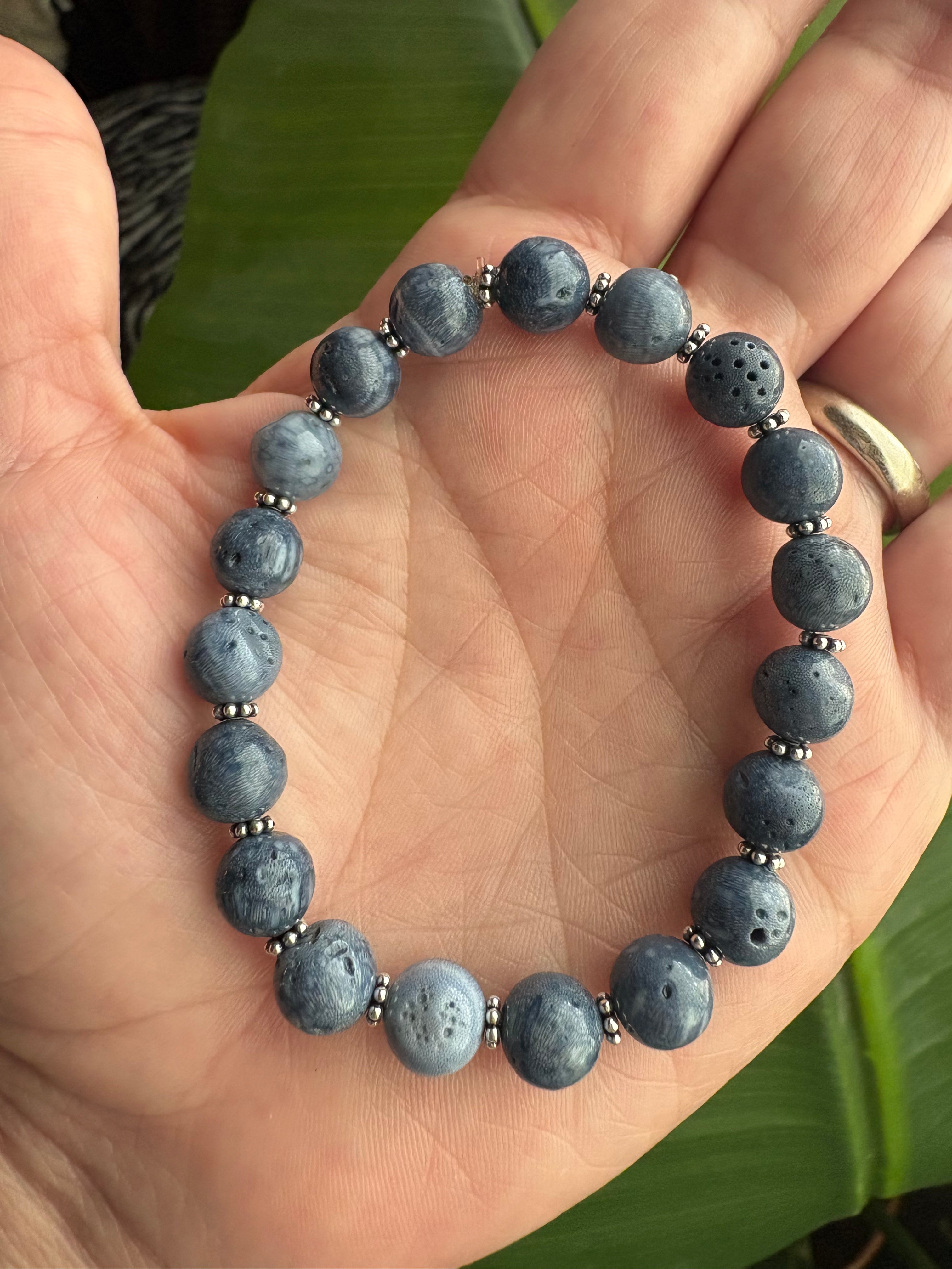 Blue Sponge Coral Prissy Bracelet
