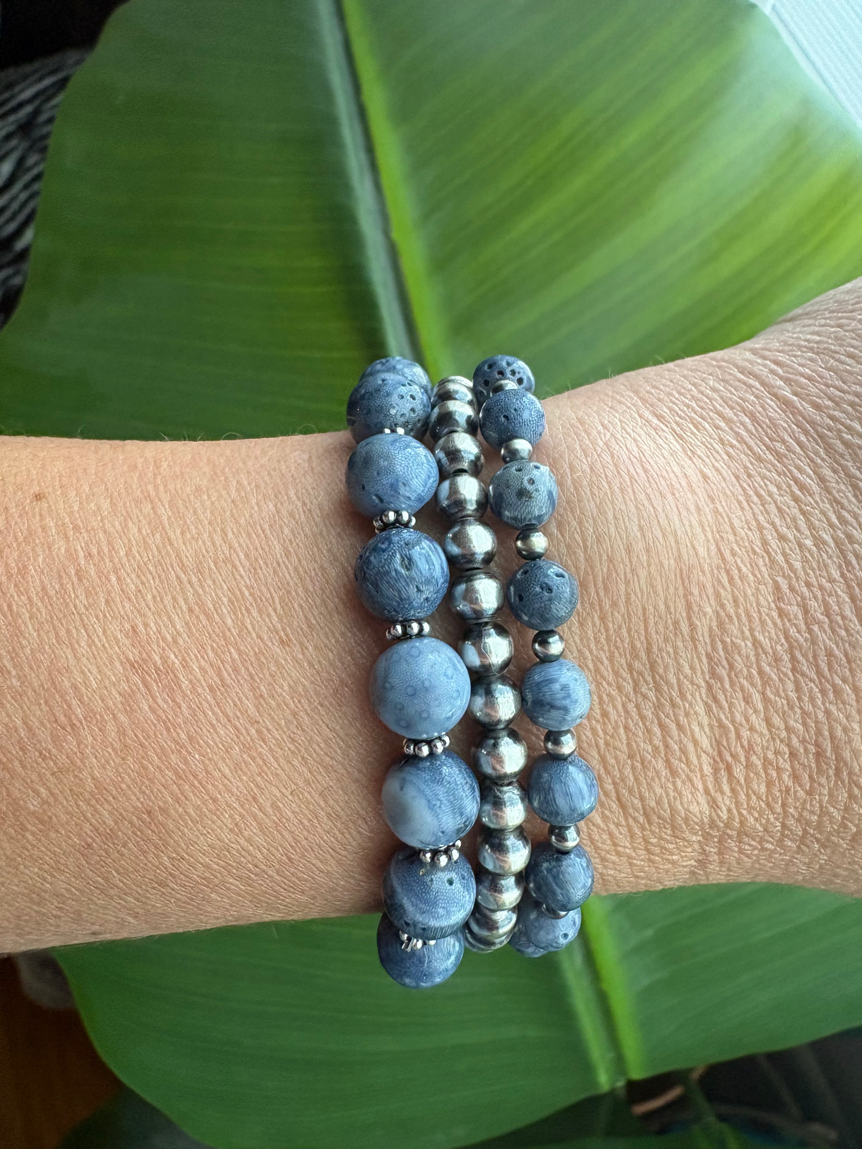Blue Sponge Coral Prissy Bracelet