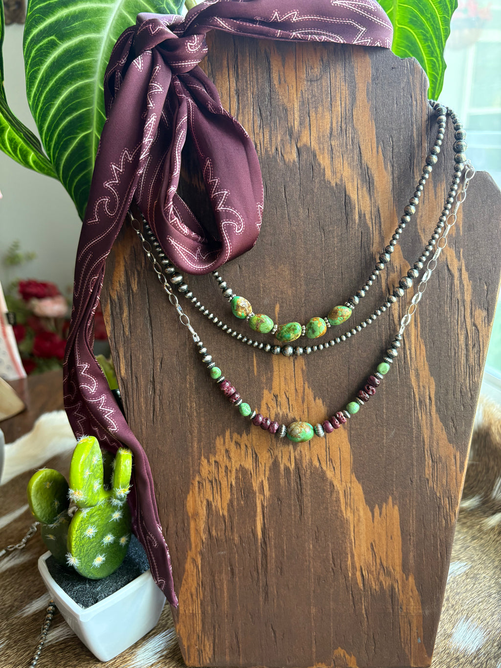 Sonoran Gold & Purple Spiny Dream Necklace