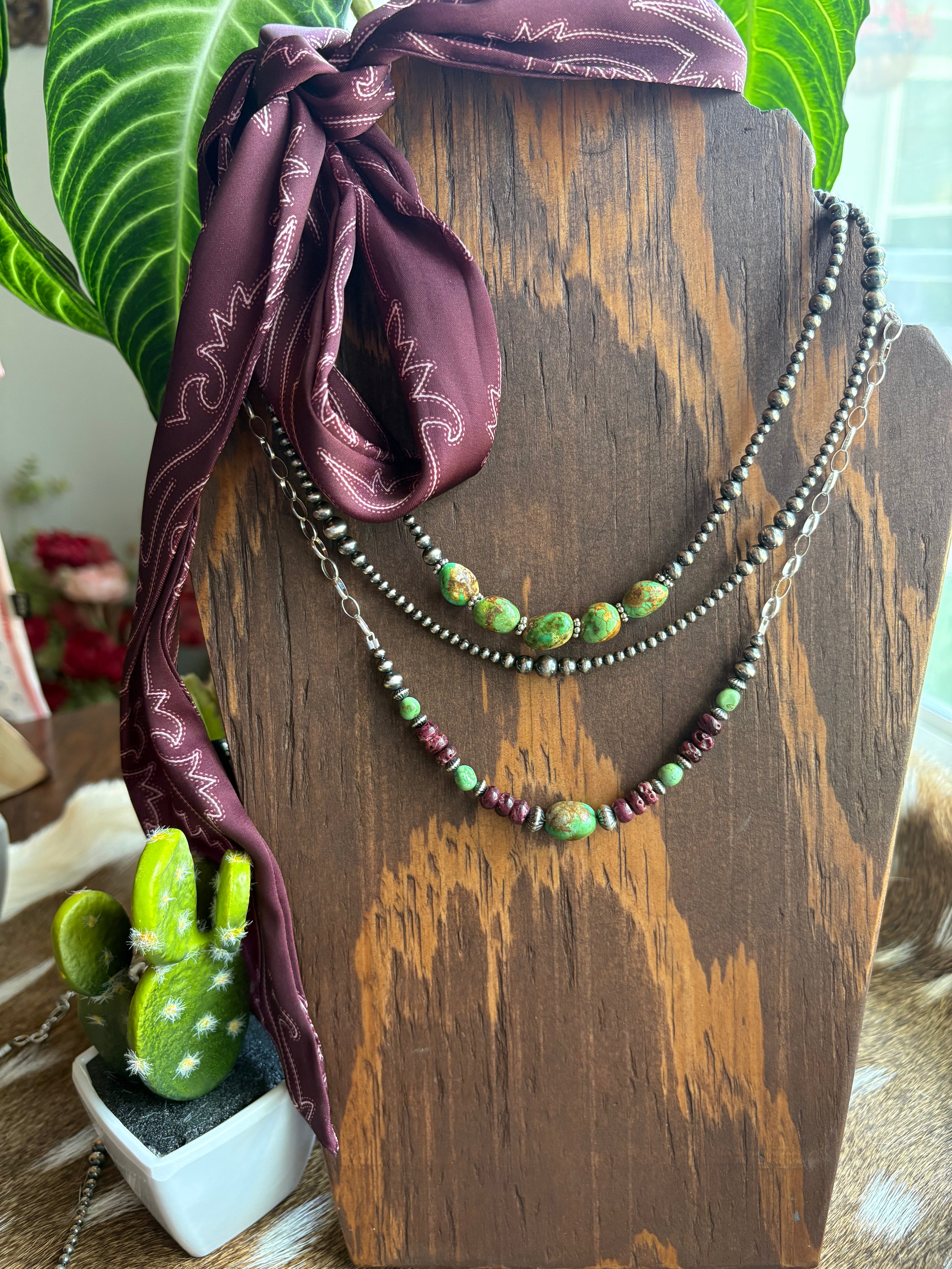 Sonoran Gold & Purple Spiny Dream Necklace