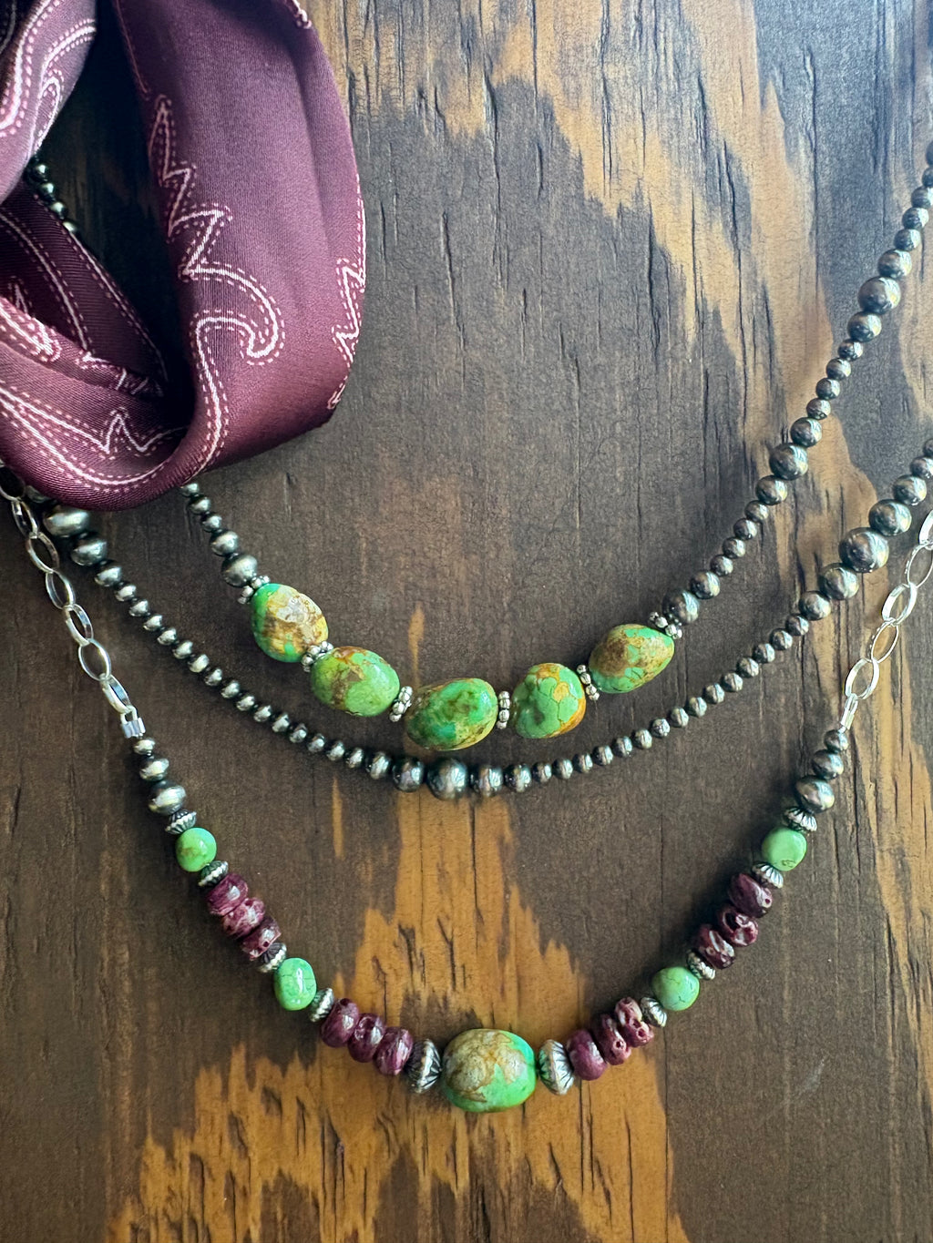 Sonoran Gold & Purple Spiny Dream Necklace