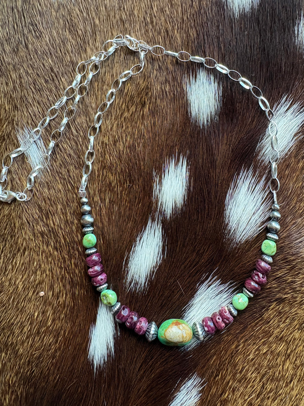 Sonoran Gold & Purple Spiny Dream Necklace