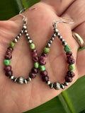 Sonoran & Purple Spiny Dream Dangle Earrings