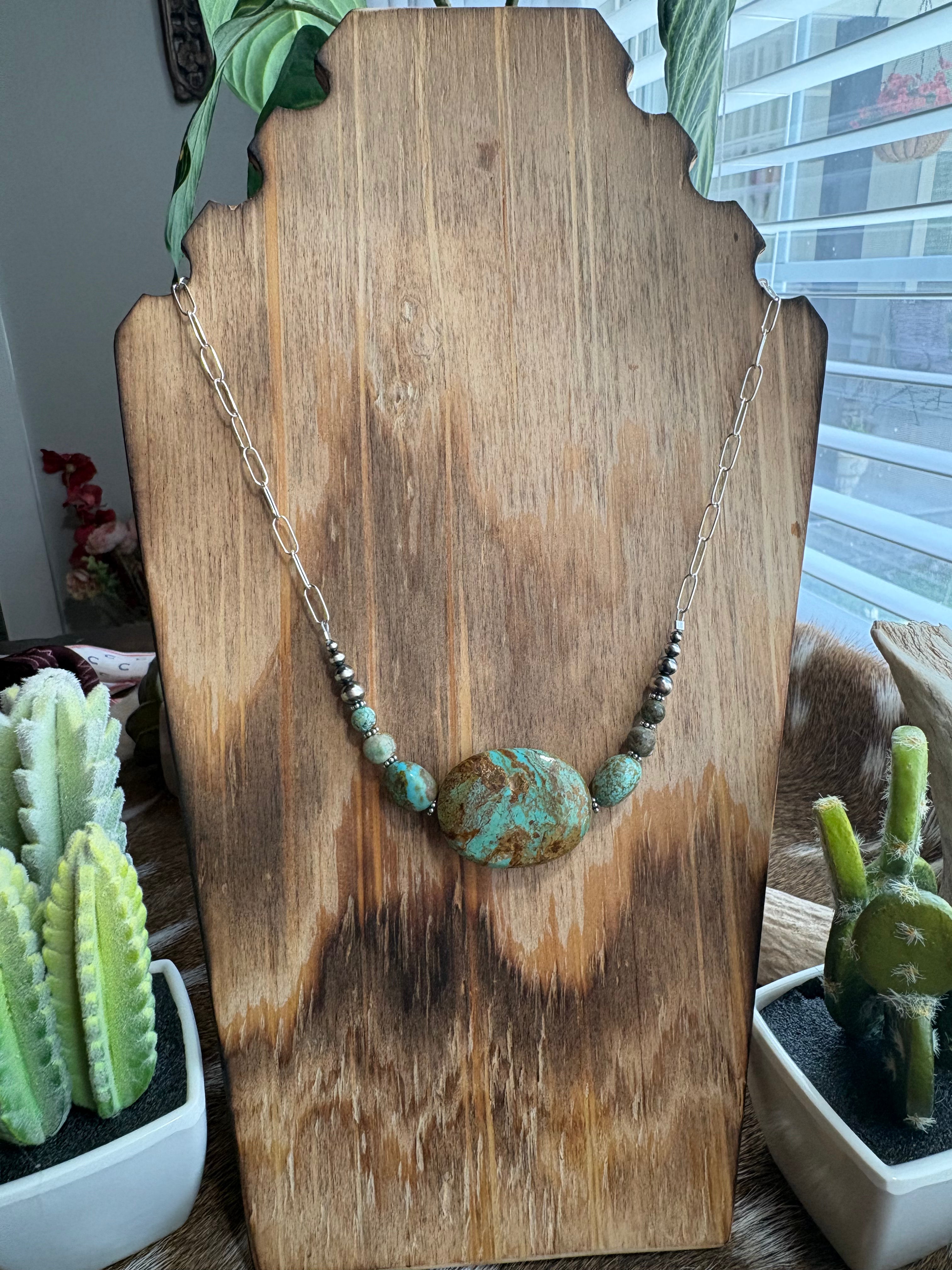 Kingman Grande Prissy Chain Necklace