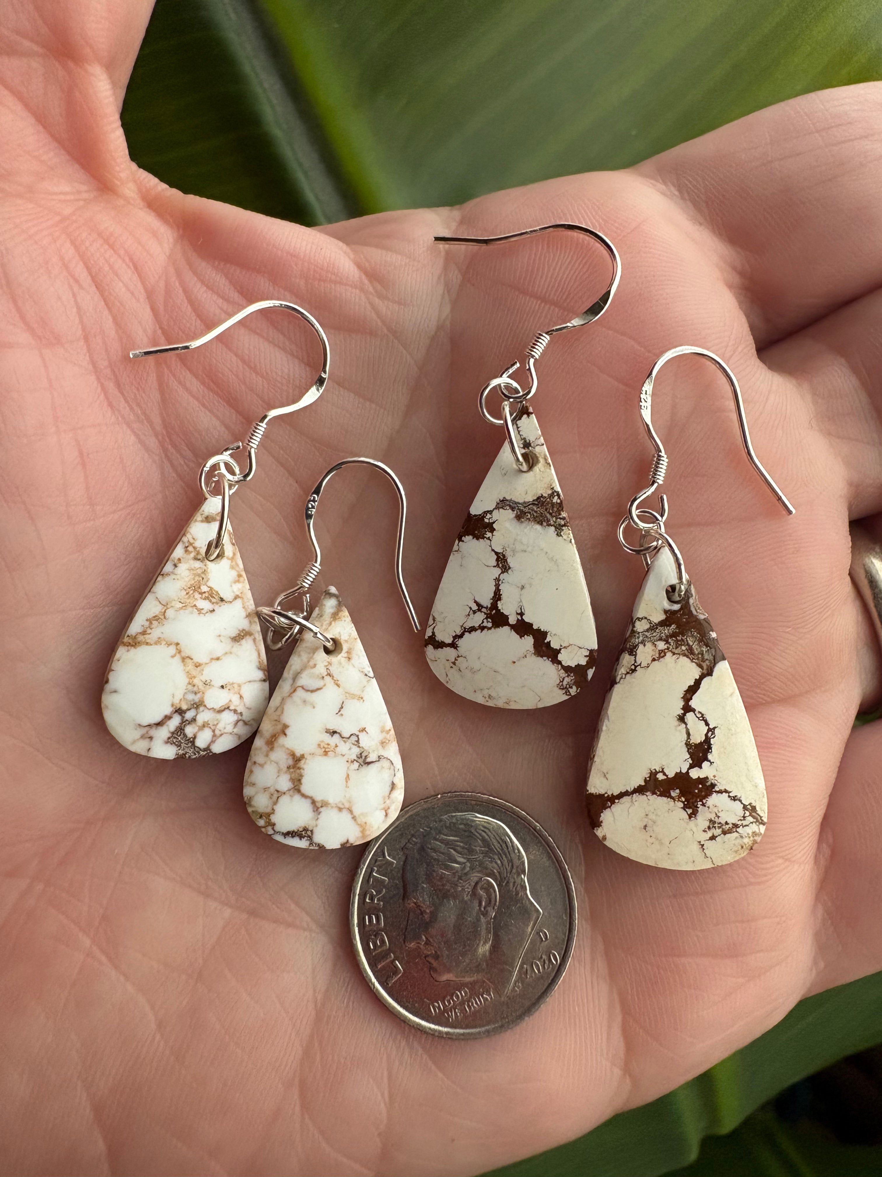 Wild Horse Teardrop Dangle Earrings