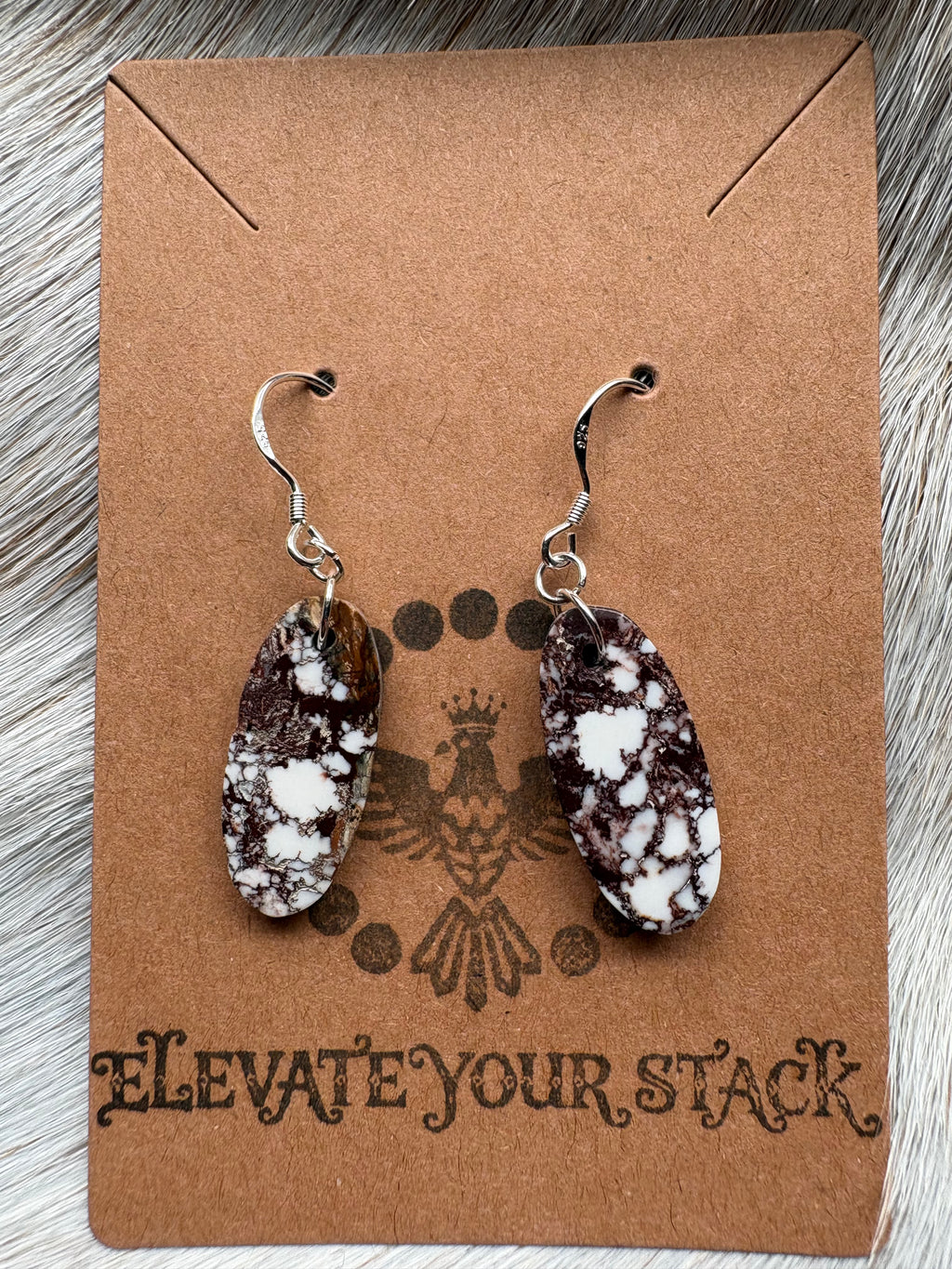 Wild Horse Oval Dangles