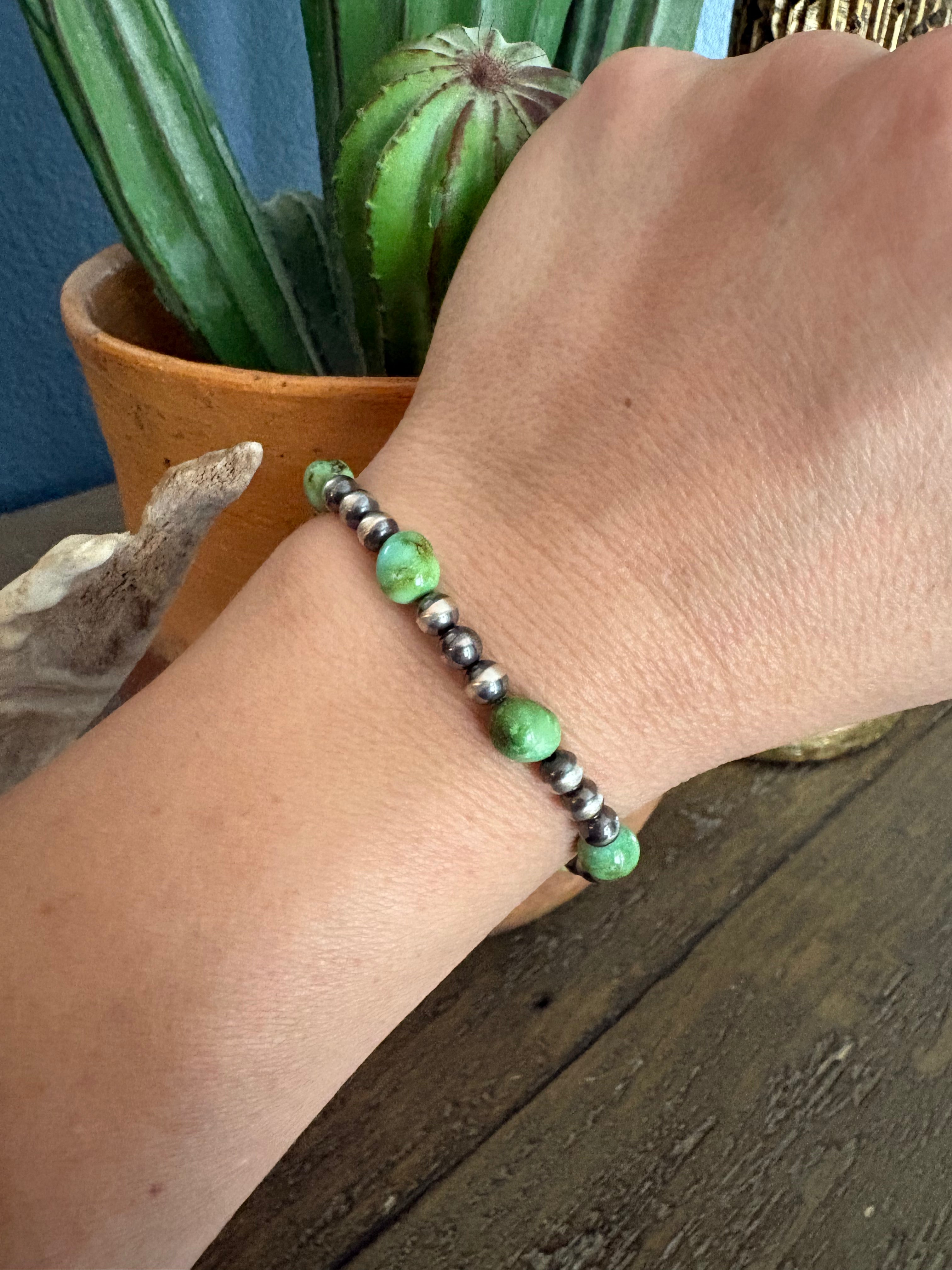 Sonoran Gold Large Nugget & Pearl Bracelet