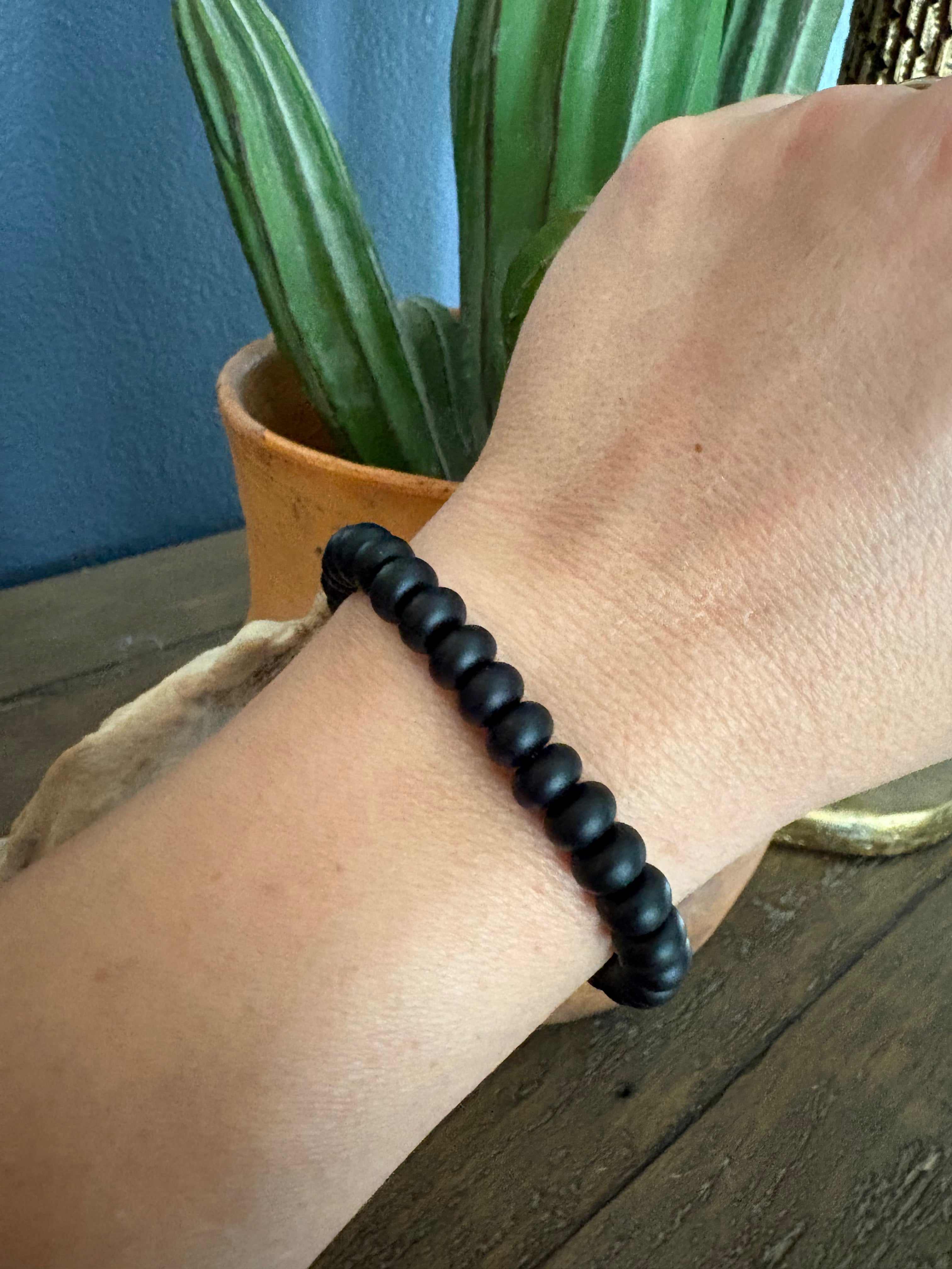 Black Onyx Chunky Bracelet