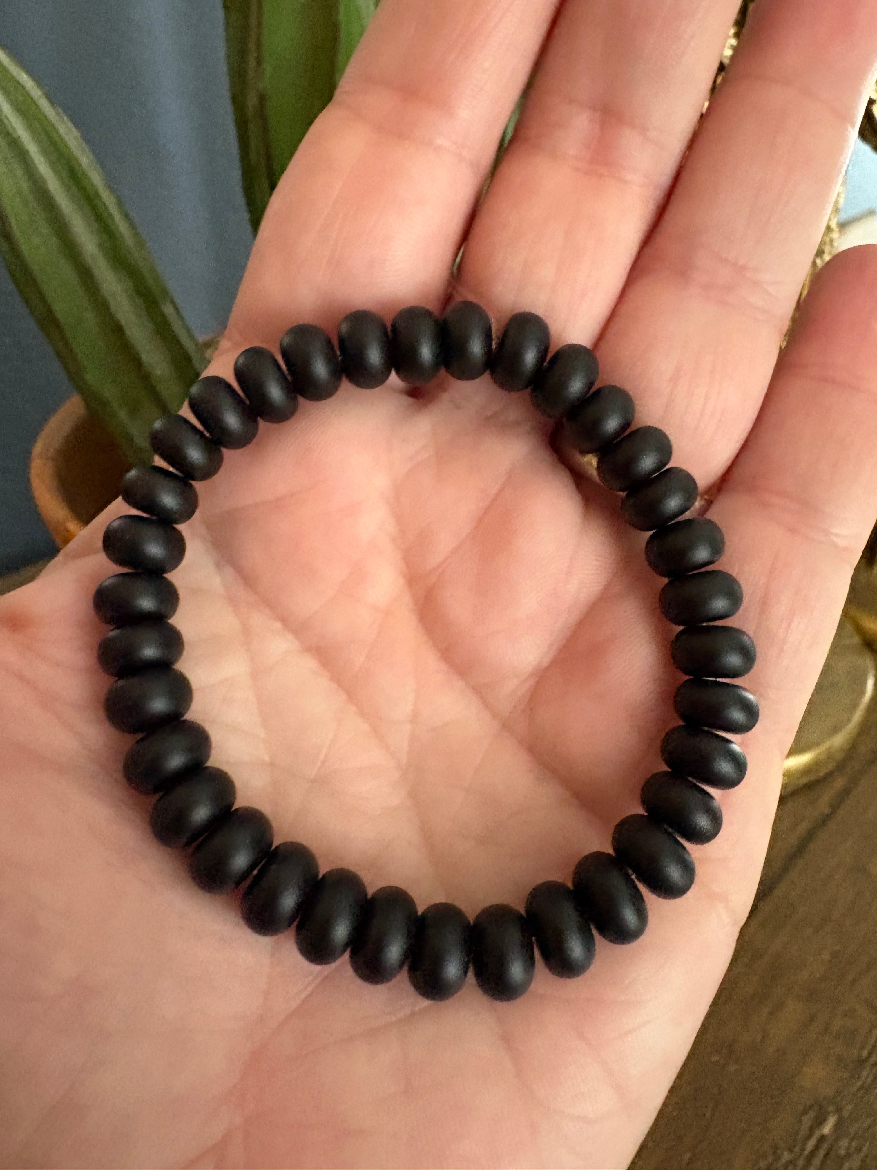 Black Onyx Chunky Bracelet