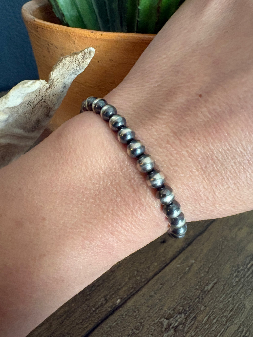 Navajo Style 6mm Pearls