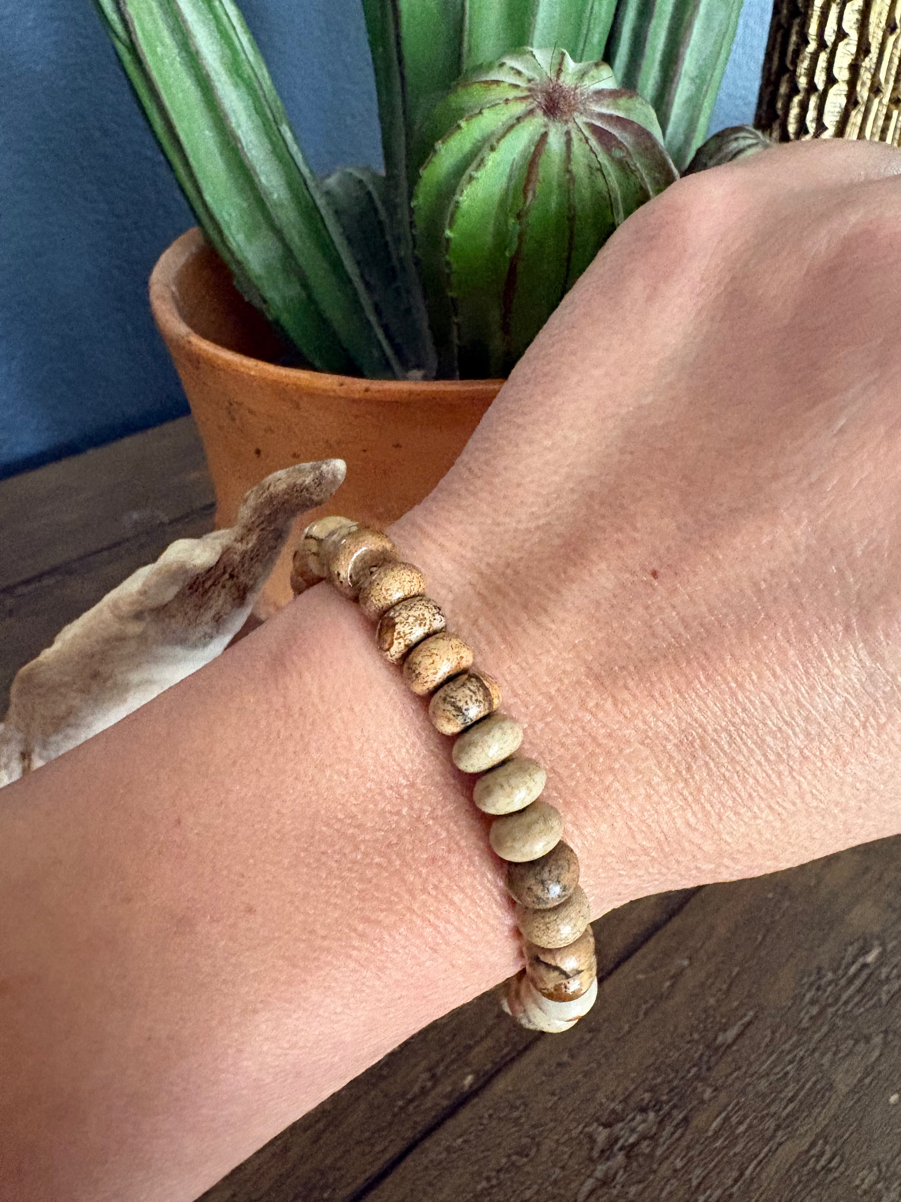 Picture Jasper Chunky Bracelet