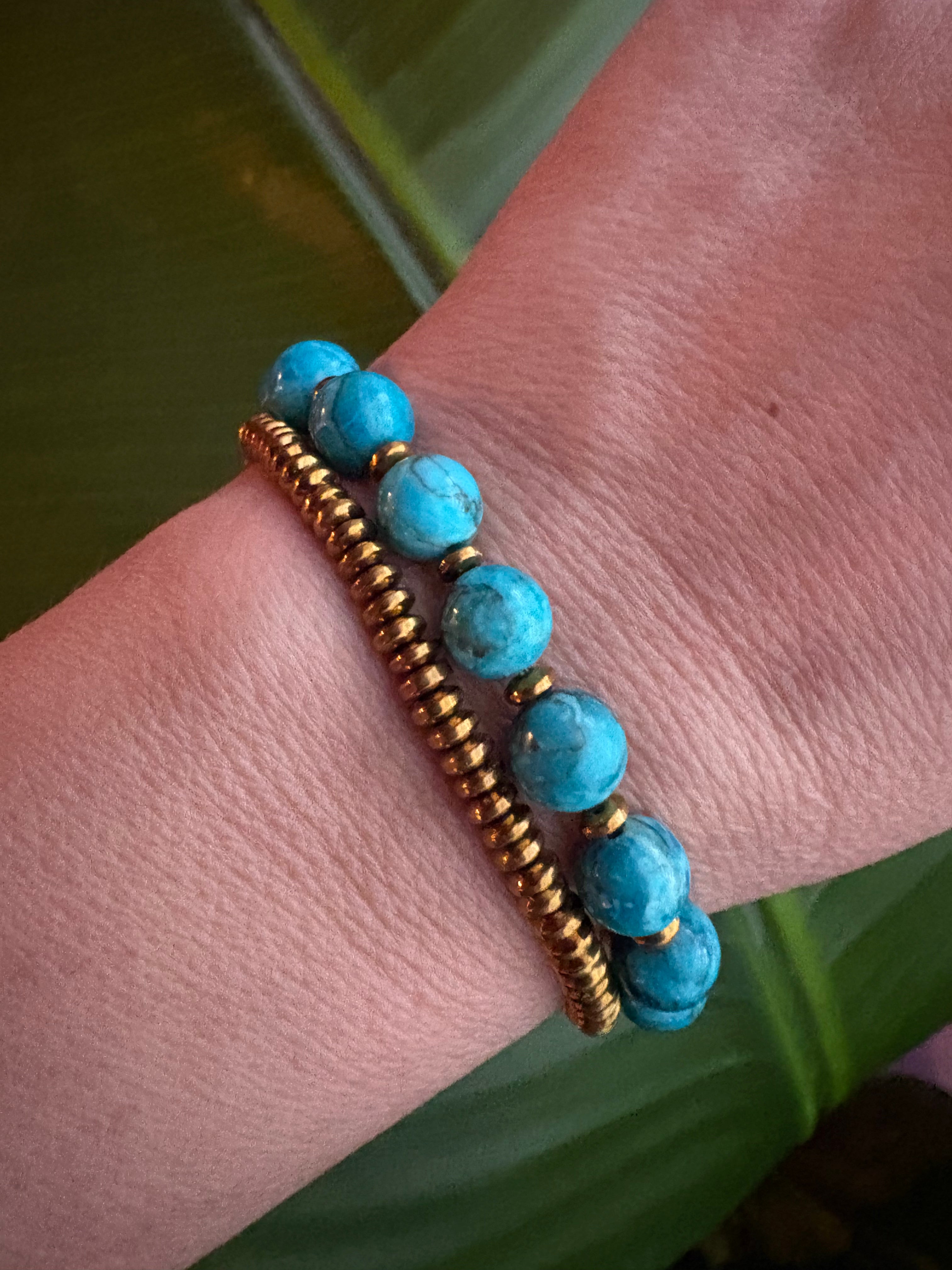 Golden Disc Bracelet