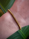 Golden Disc Bracelet