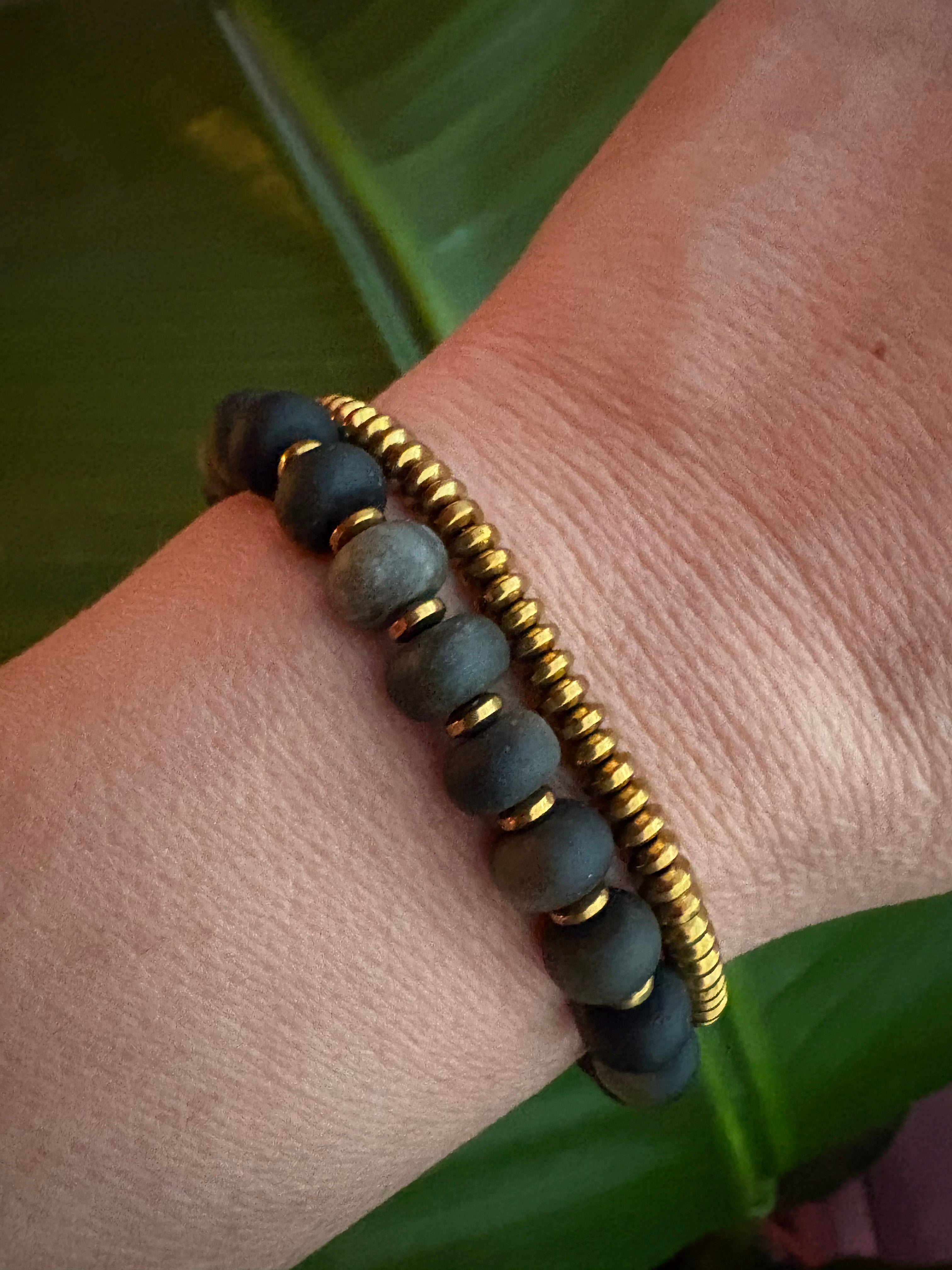 Golden Disc Bracelet