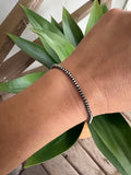 Navajo Style 3mm Saucer Bracelet