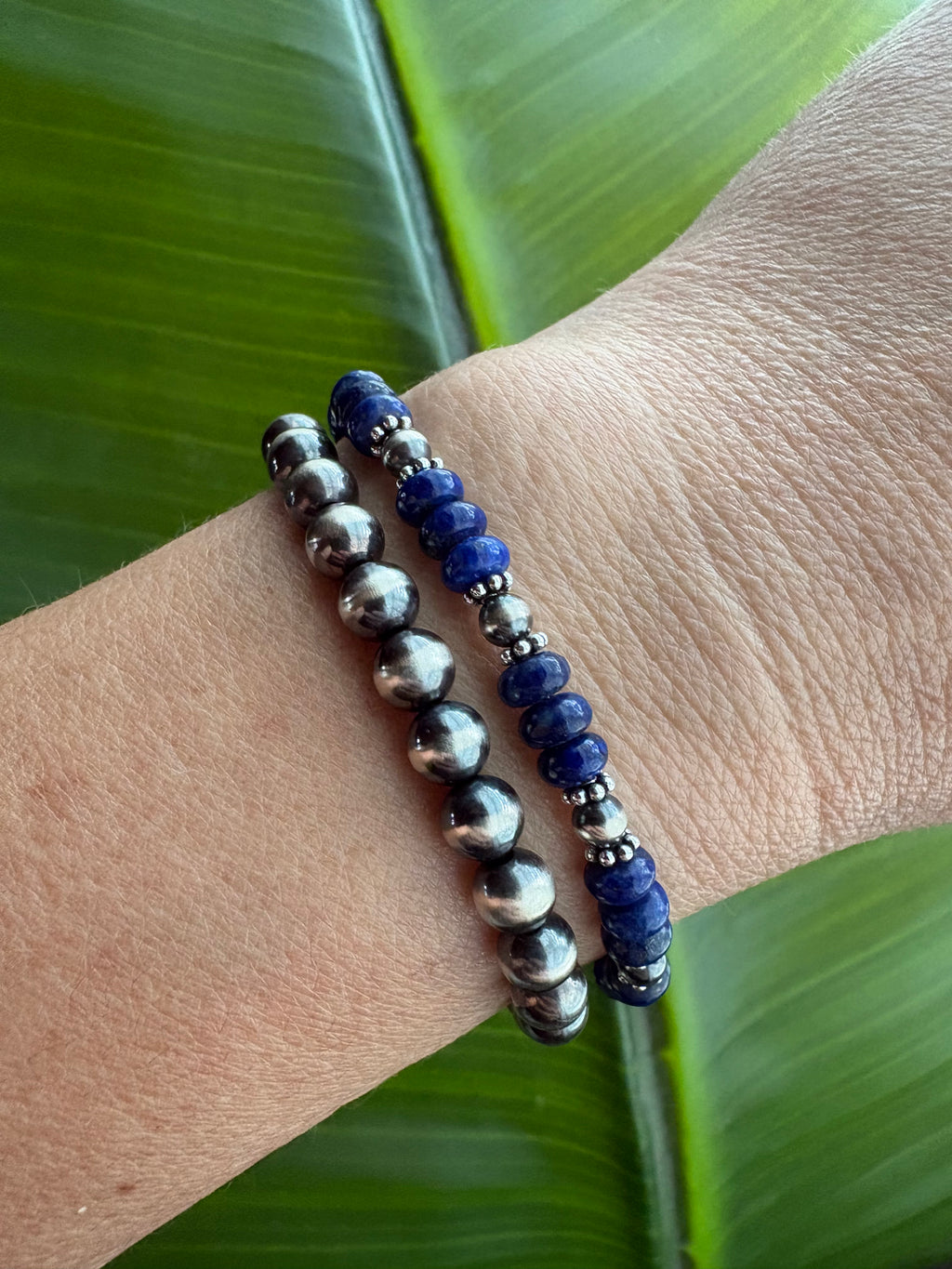 Blue Lapis & Pearls Prissy Bracelet