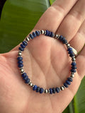 Blue Lapis & Pearls Prissy Bracelet