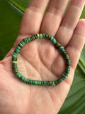Green Turquoise Heishi Bracelet