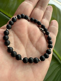 Black Onyx & Saucer Bracelet