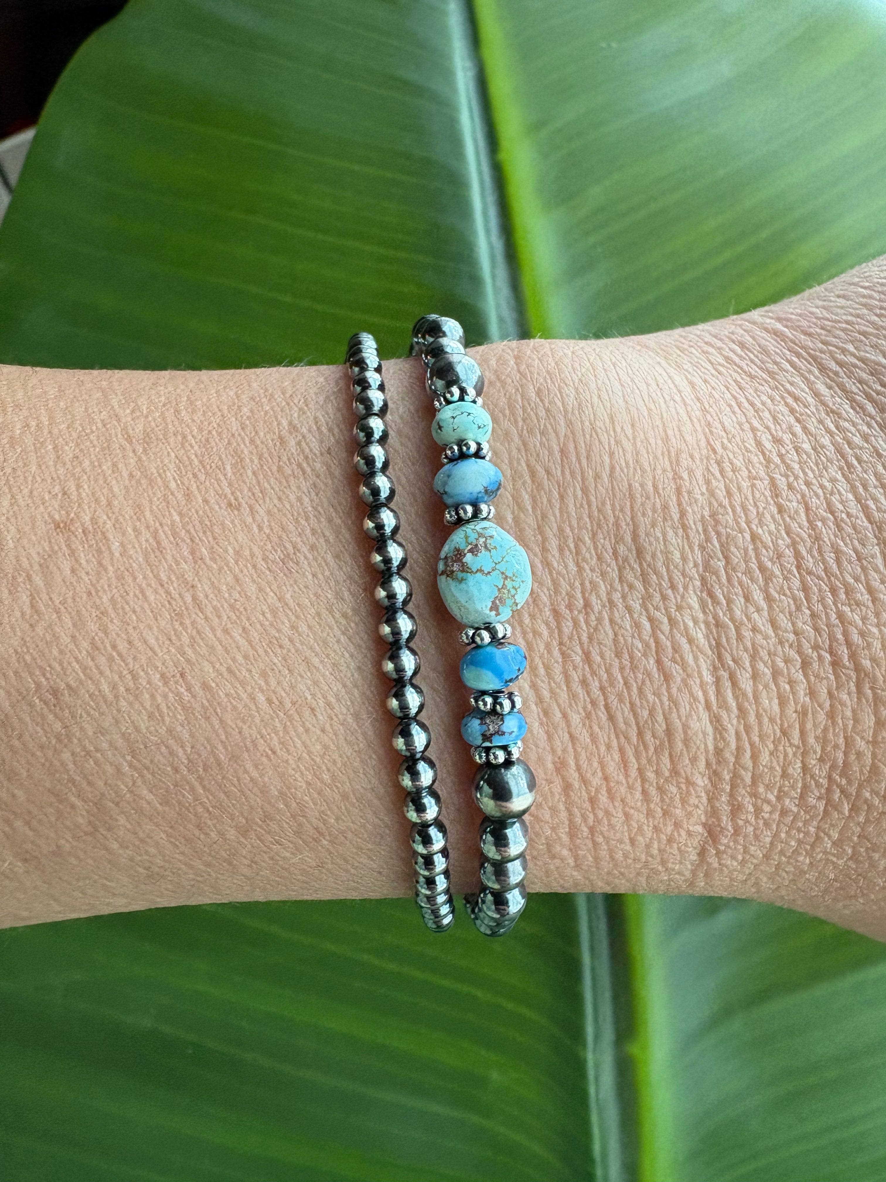 Golden Hills 5 Stone Dainty Bracelet