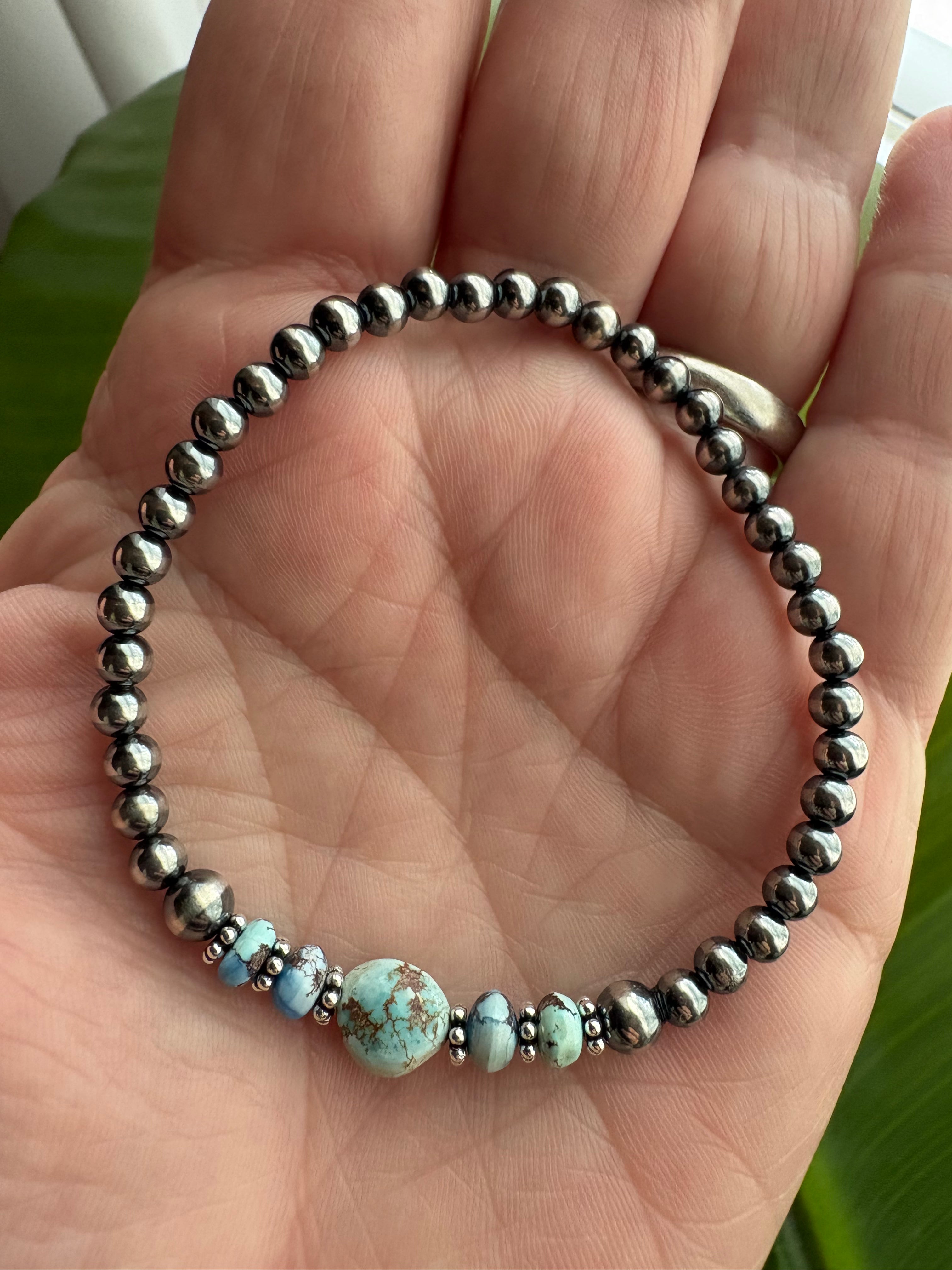 Golden Hills 5 Stone Dainty Bracelet