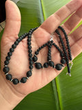 Black Onyx Necklace & Earrings Set