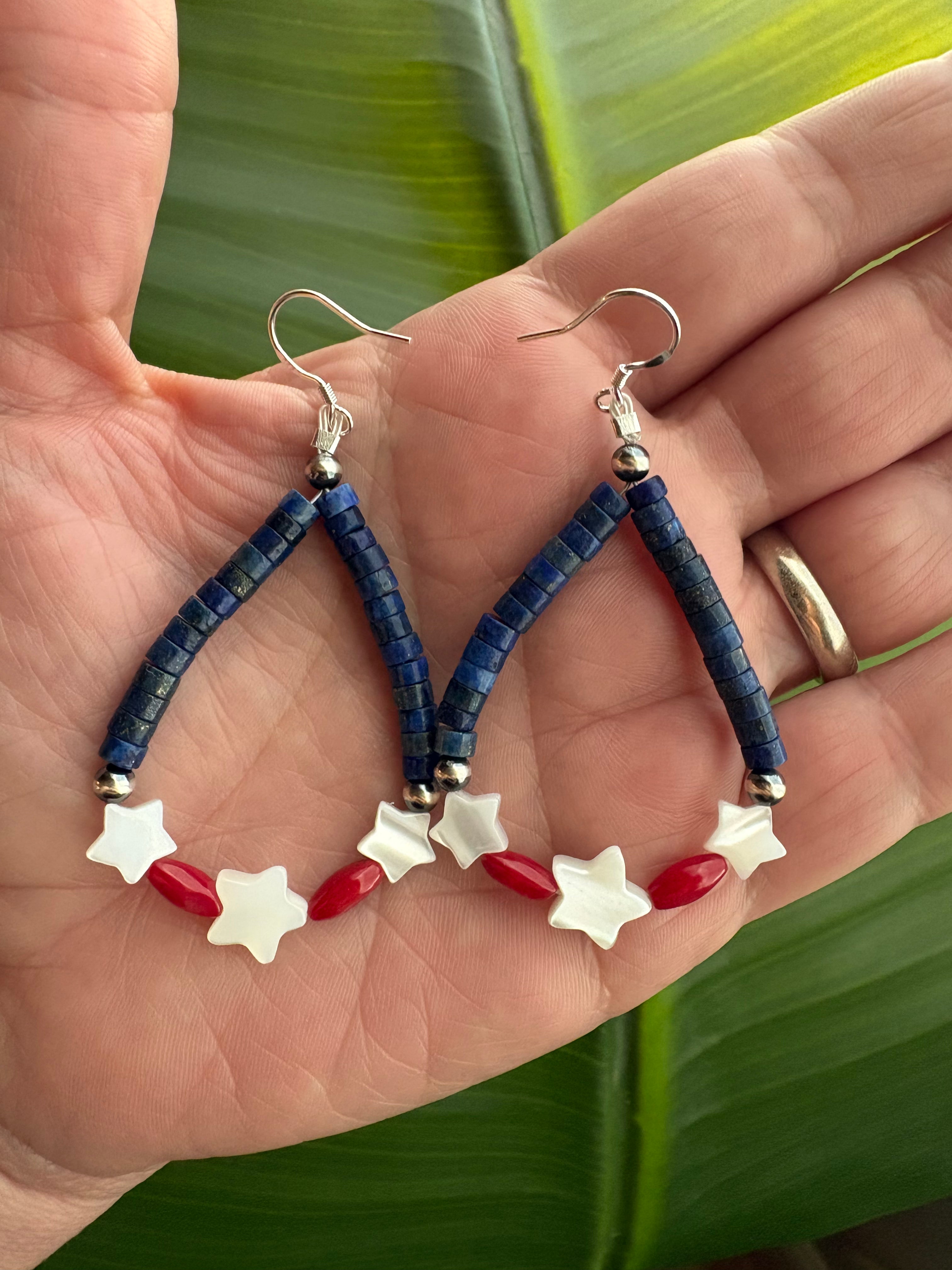 I❤️America Dangle Earrings (large)
