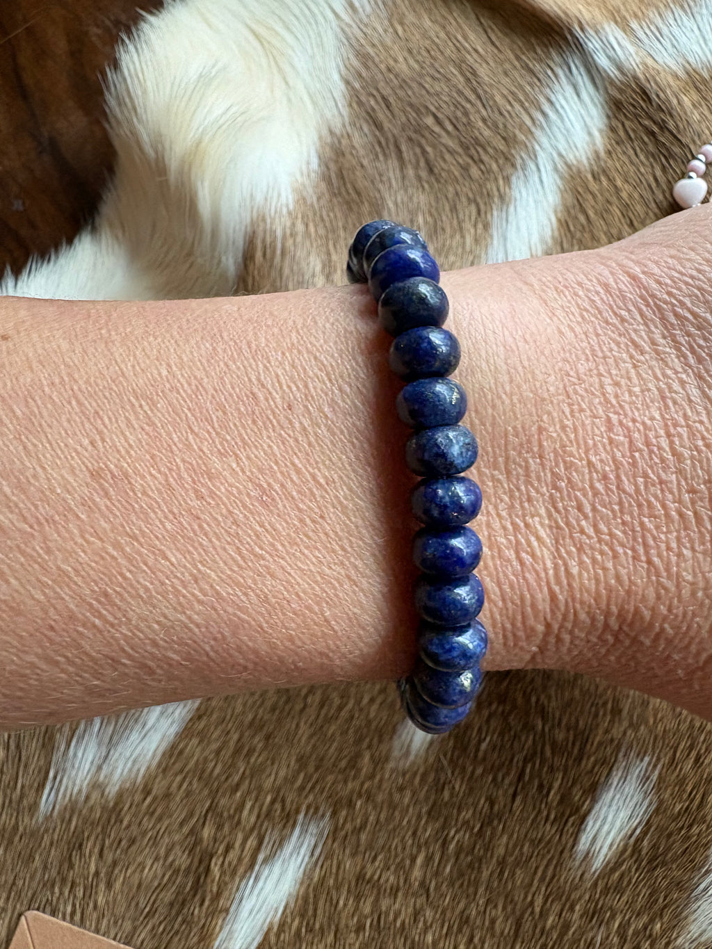 Blue Lapis Chunky Bracelet