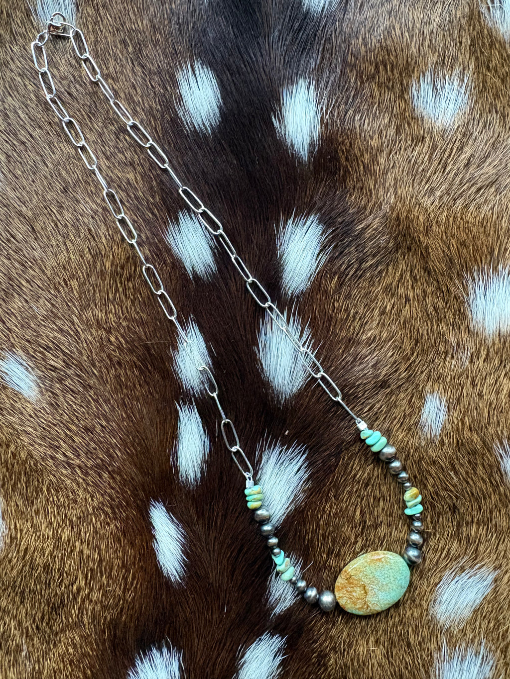 Mine 8(green matrix) Necklace