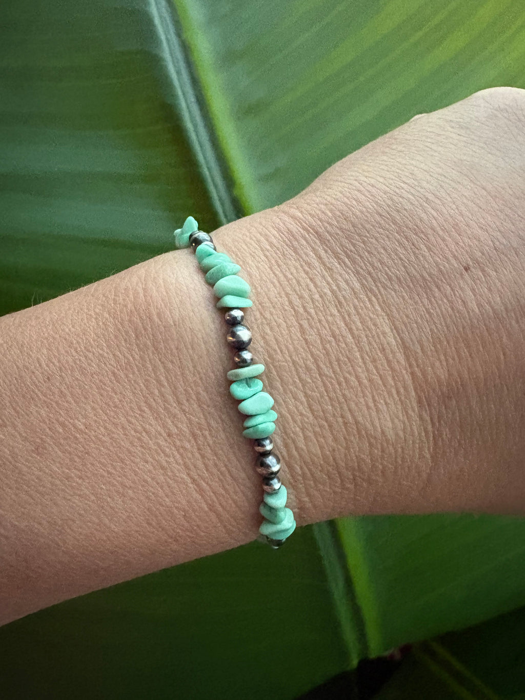 Nevada Variscite Chippy Earring & Bracelet Set