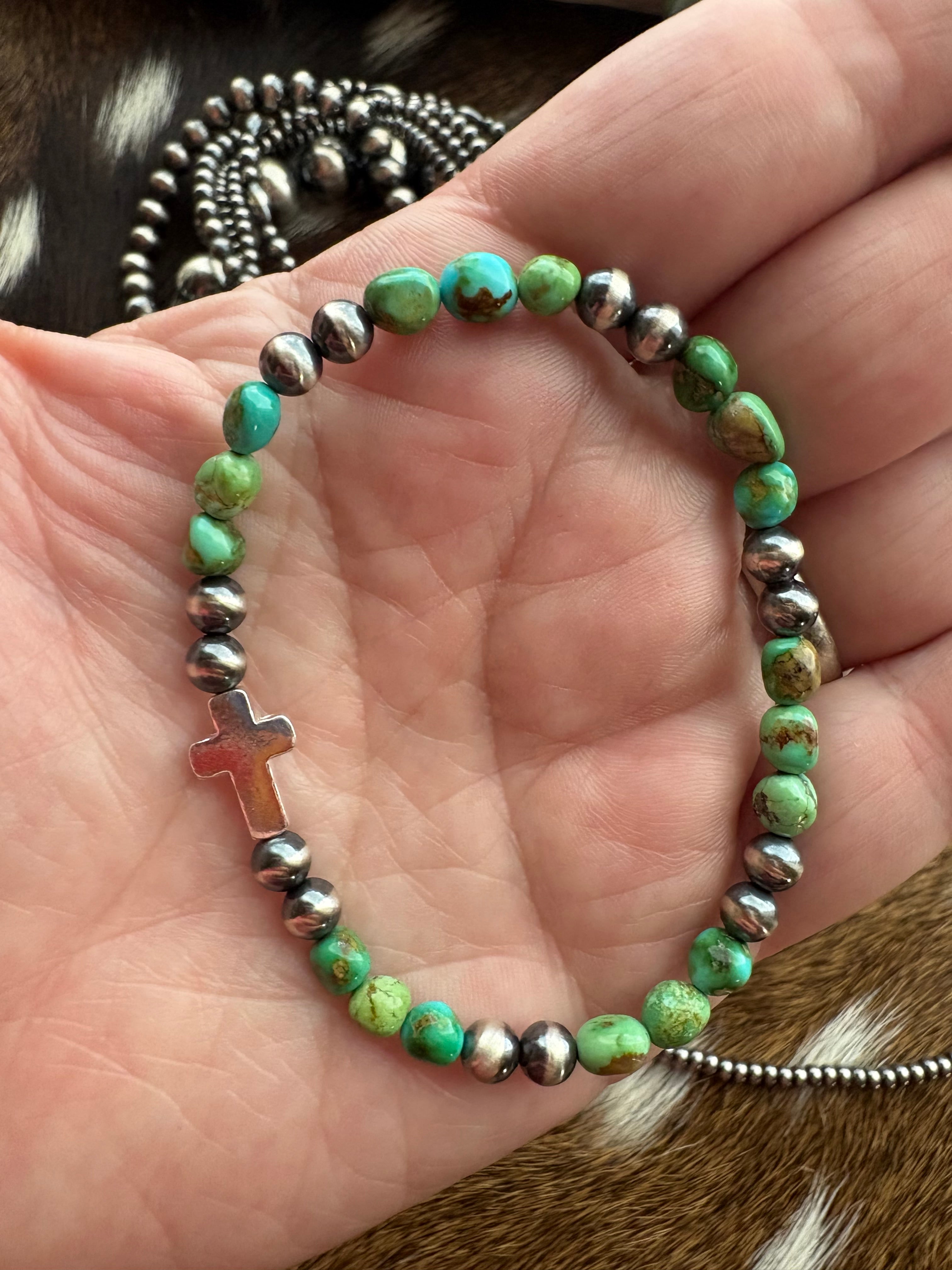 Sonoran Gold Cross Bracelet