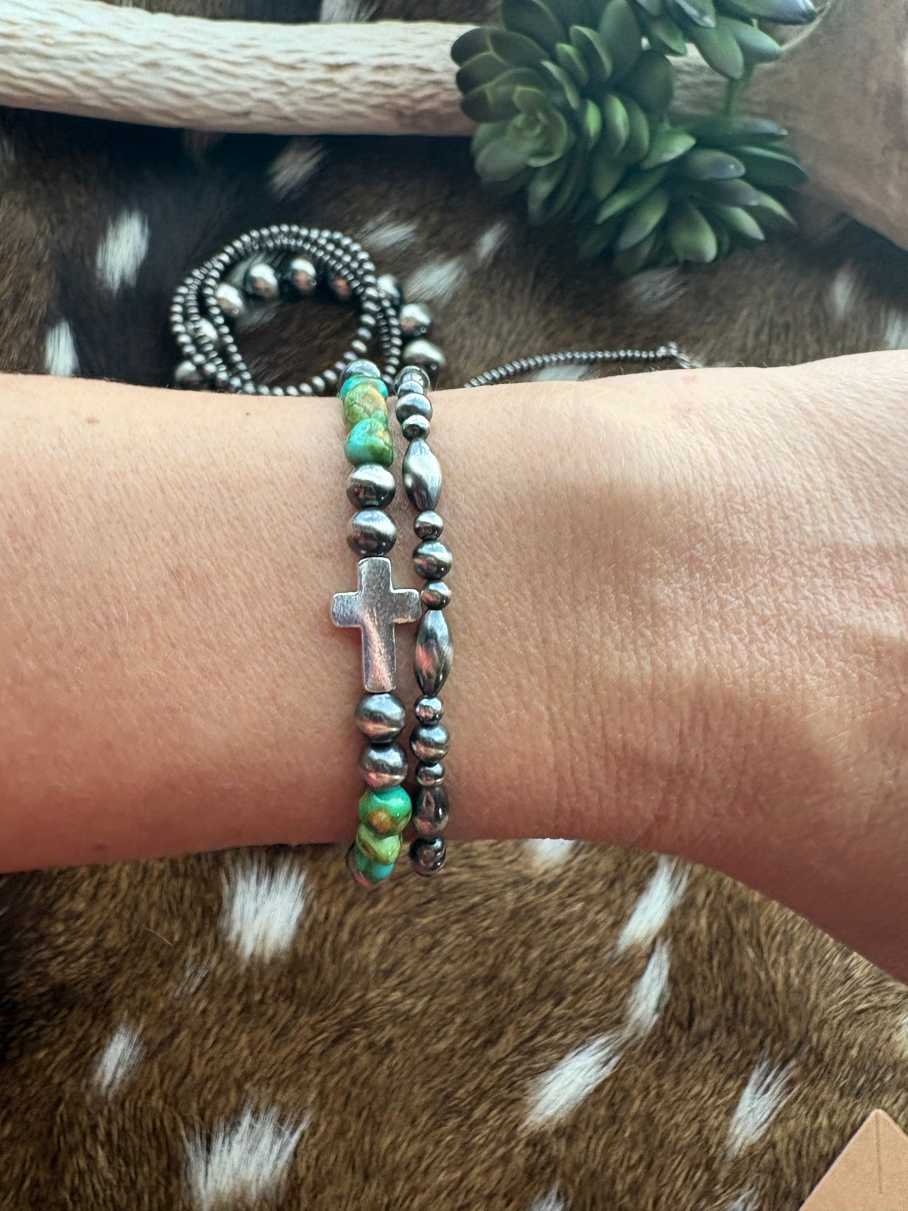 Sonoran Gold Cross Bracelet