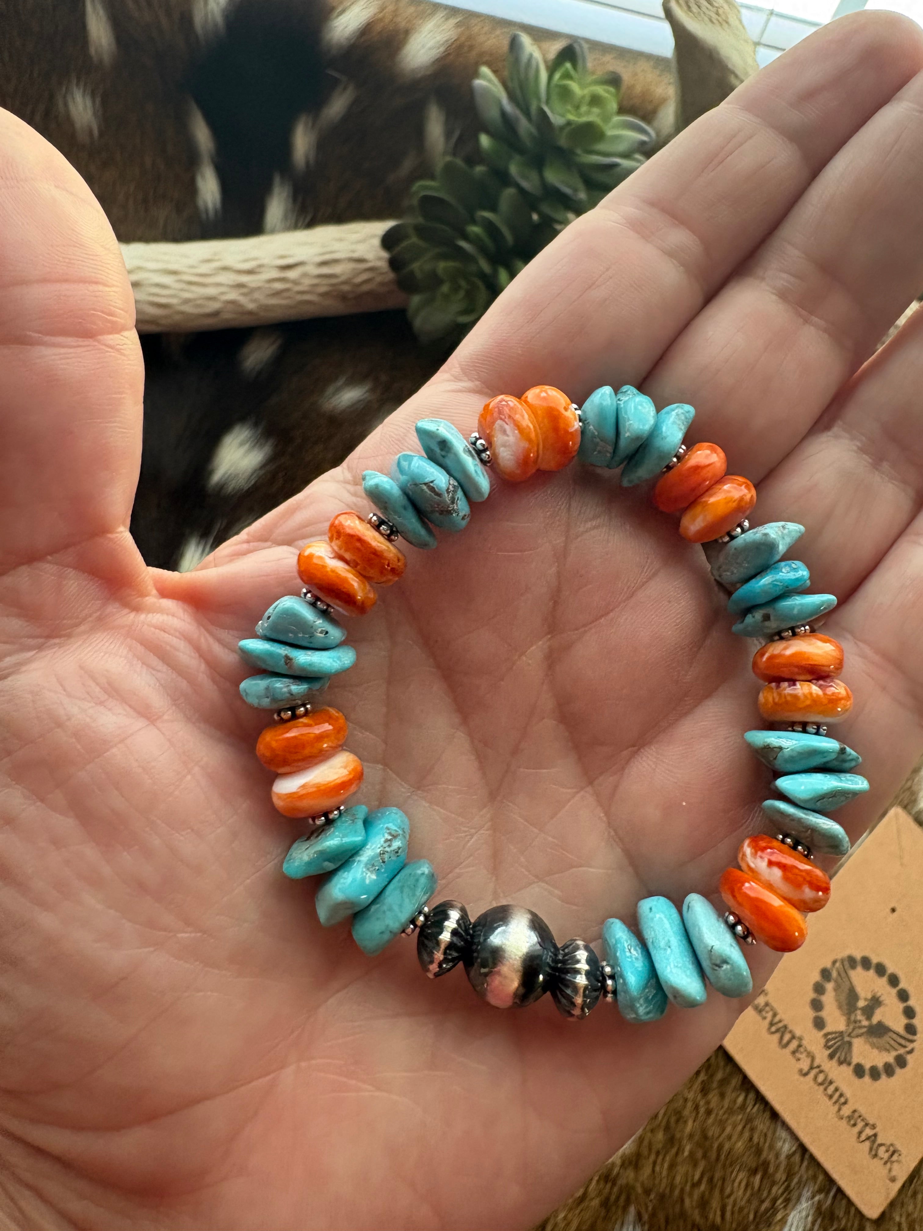 Orange Spiny & Kingman Chunky Prissy