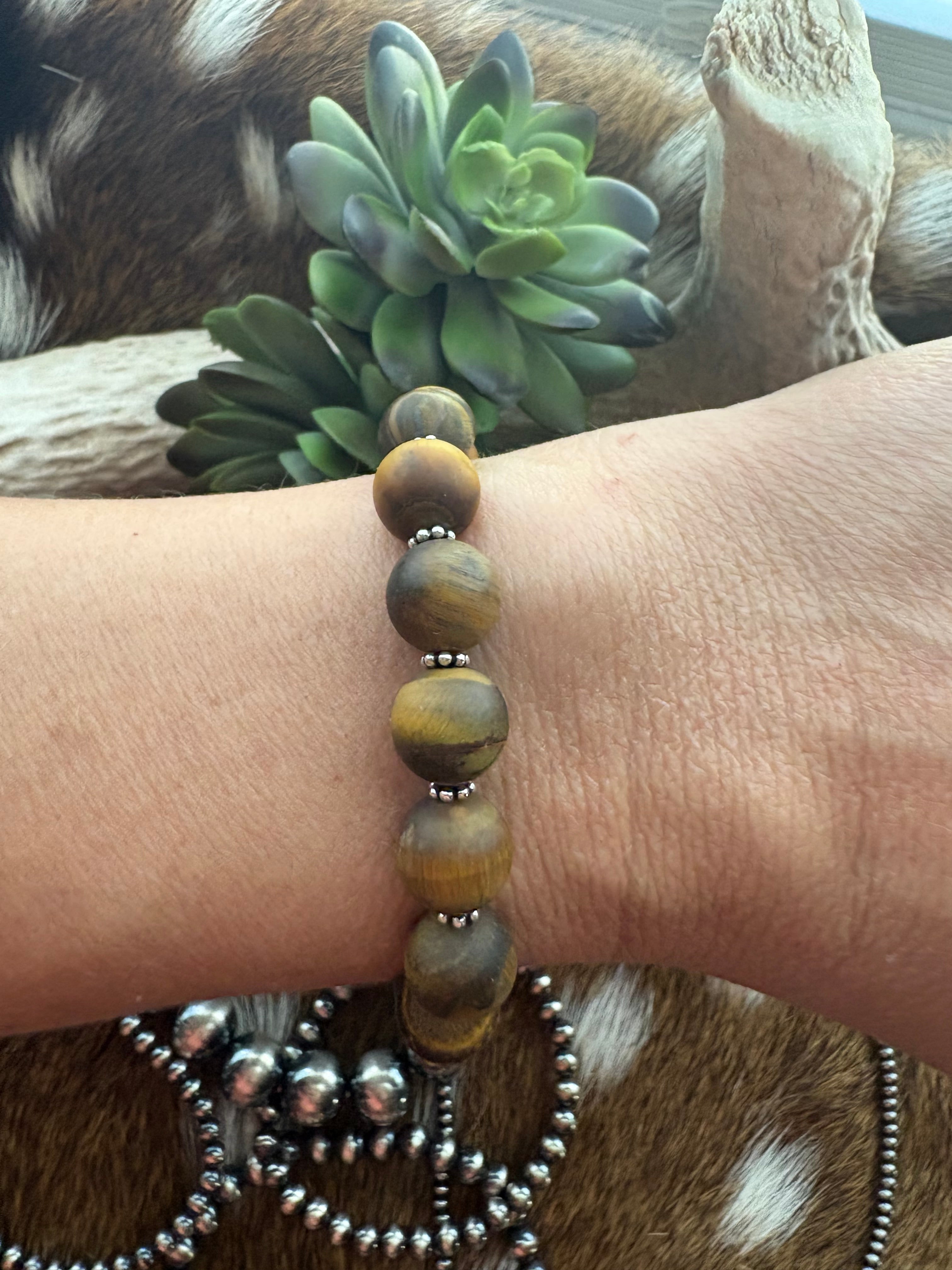 Tigers Eye Chunky Prissy Bracelet