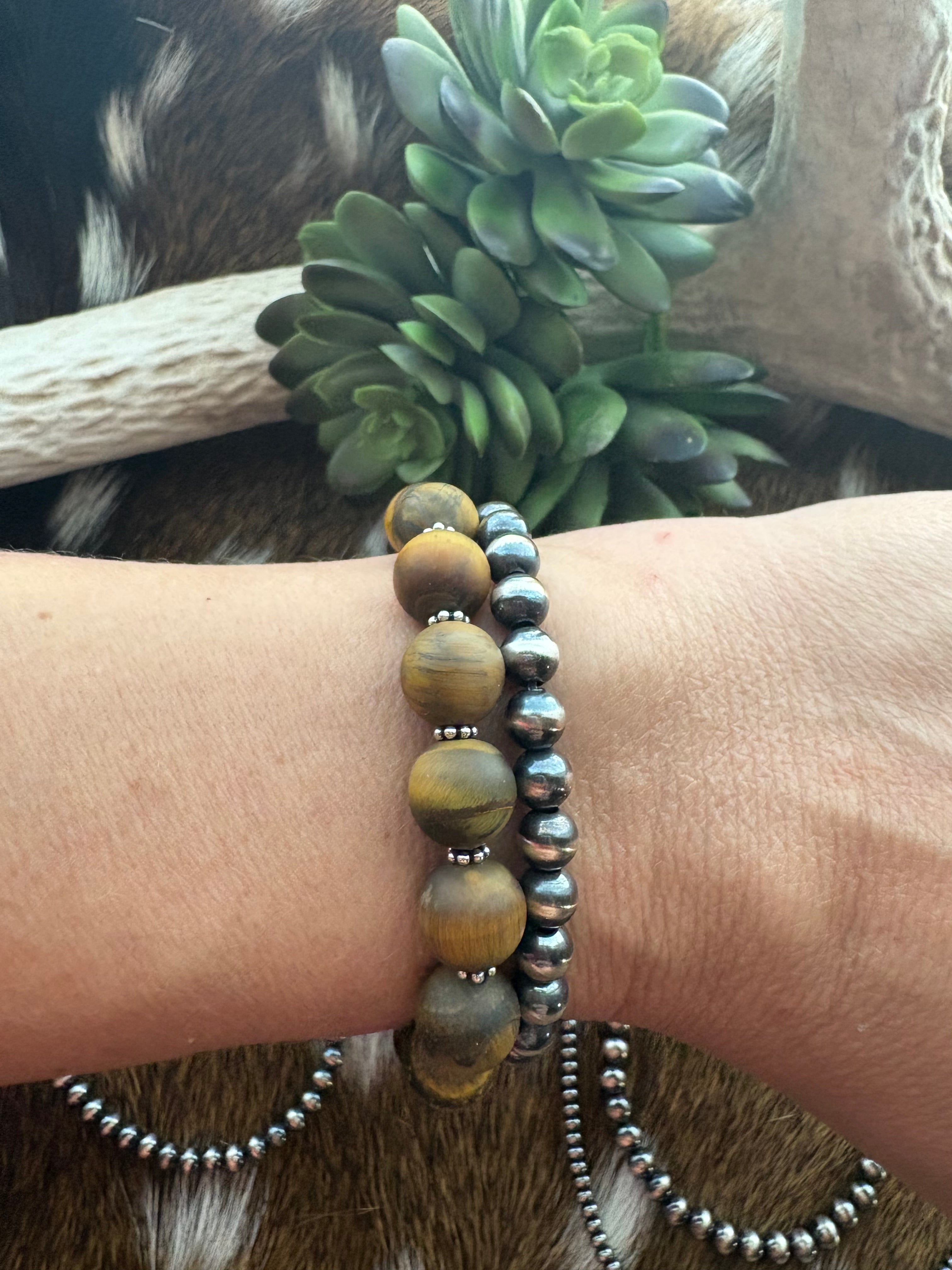Tigers Eye Chunky Prissy Bracelet