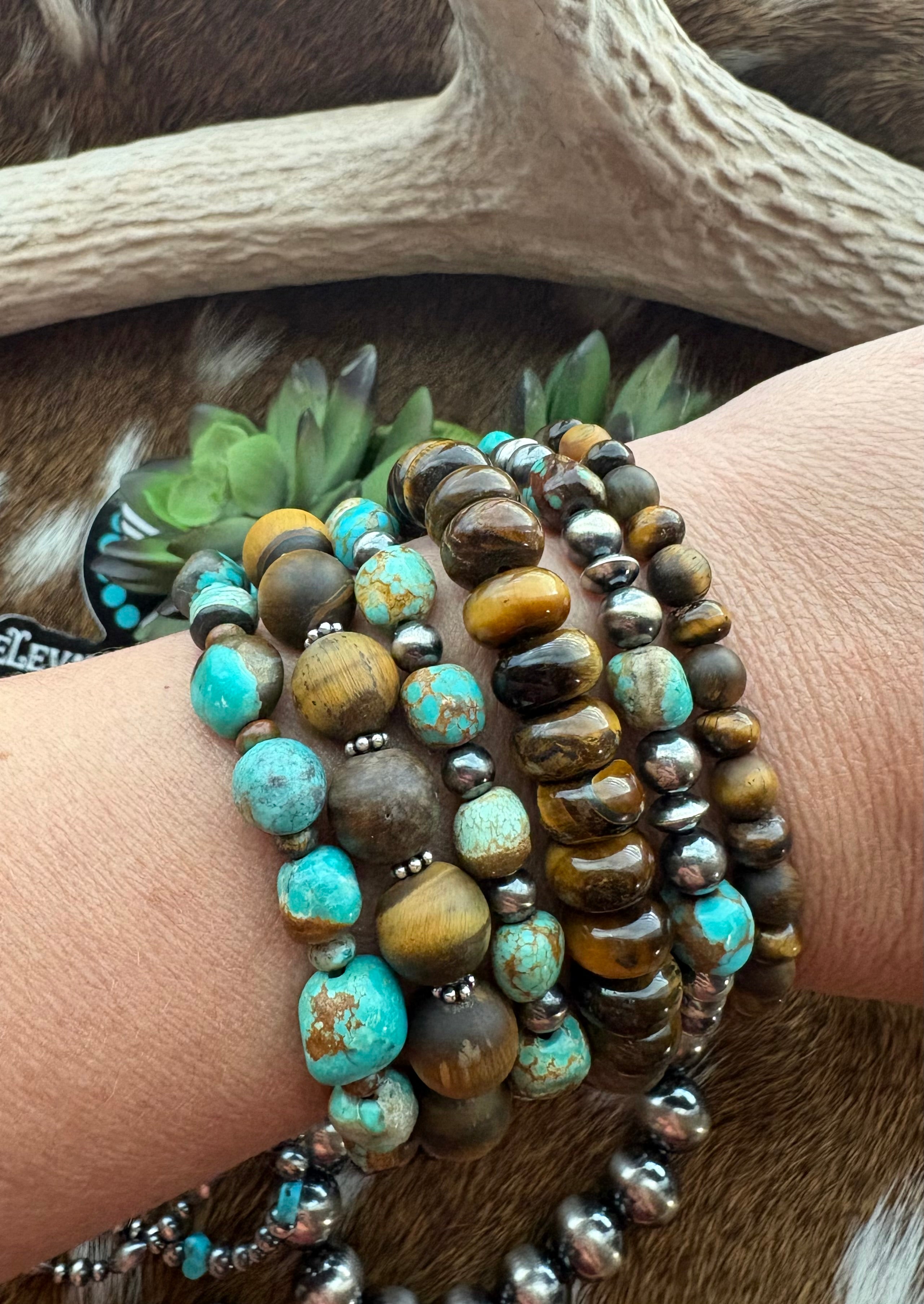 Tiger’s Eye Rondelle Bracelet