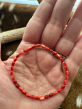 Red Spiny Dainty Bracelet