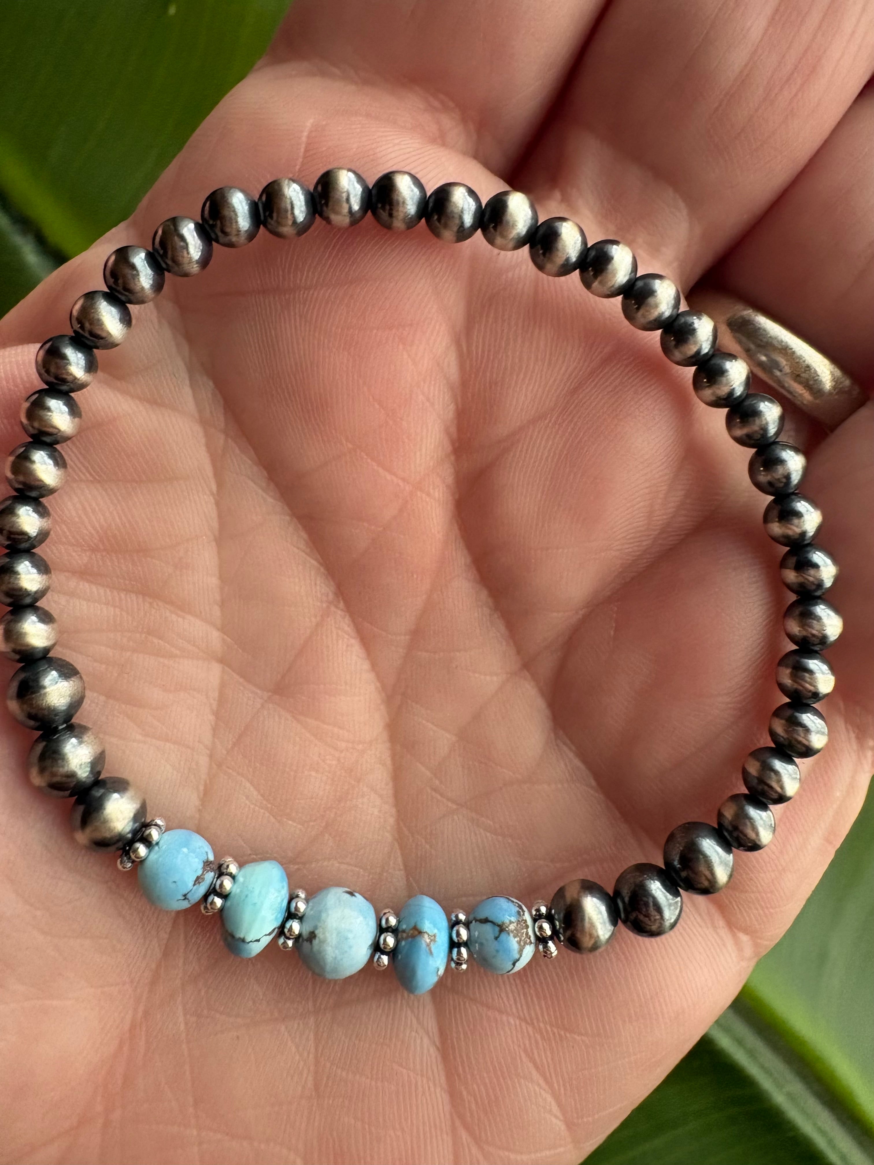 Golden Hills Prissy 5 Stone Bracelet